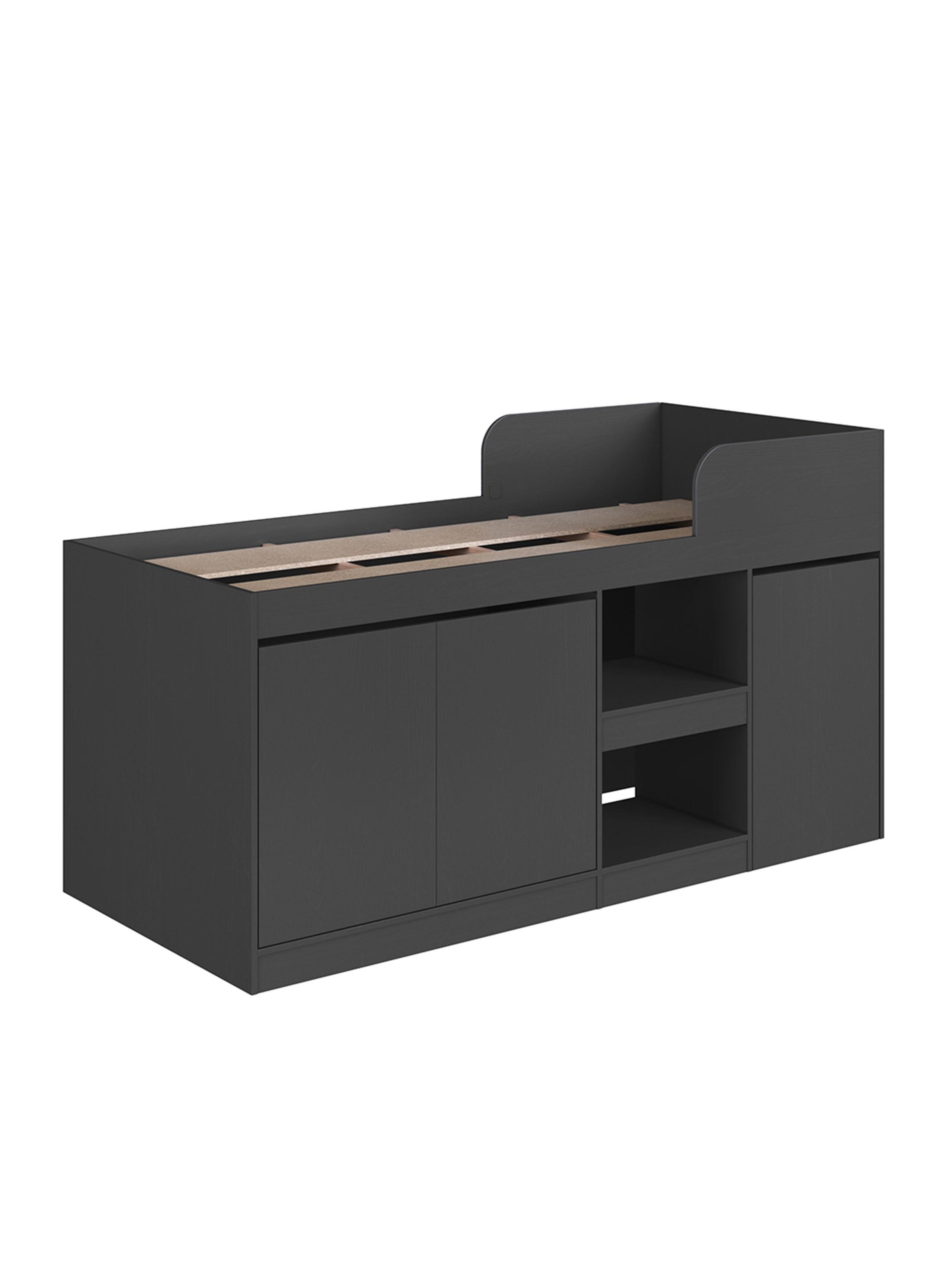 Cama Alta Multifuncional 1.5 Plazas Jamaica-2