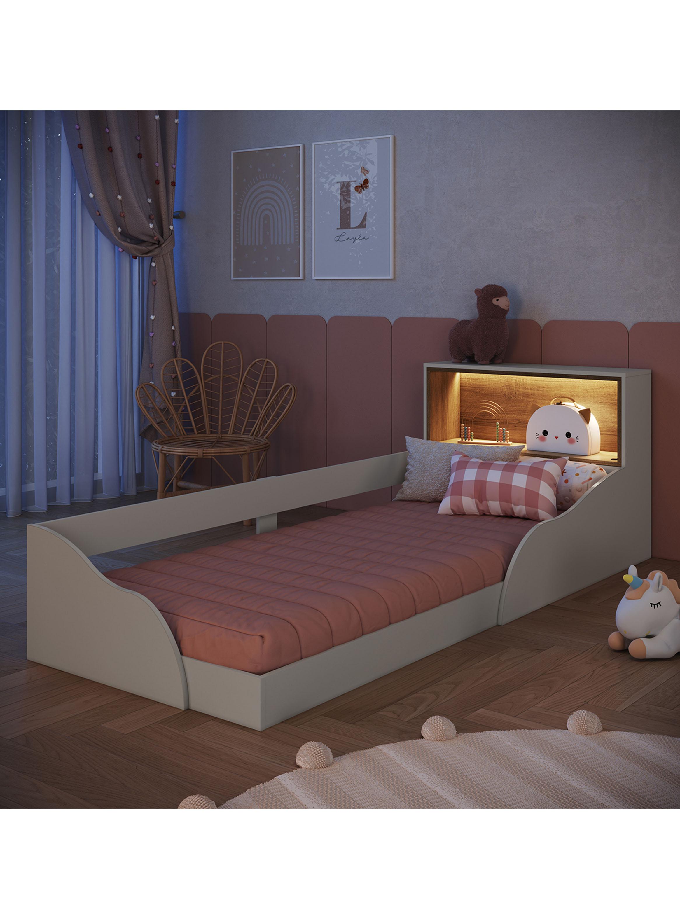 Cama Montessori Con Luz Led 1 Pza Lille-4