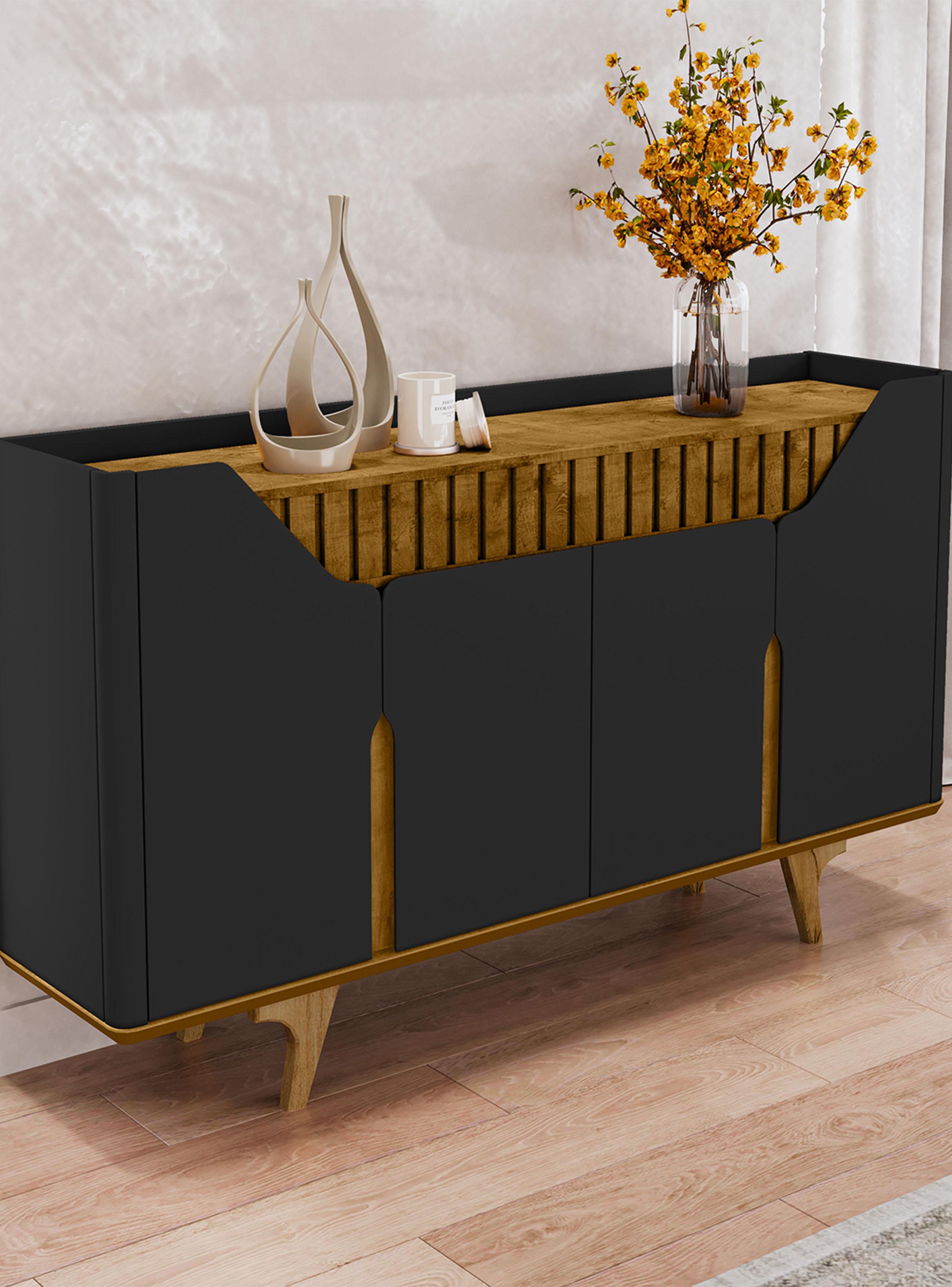 Aparador Buffet Tamisa 4 Puertas-4