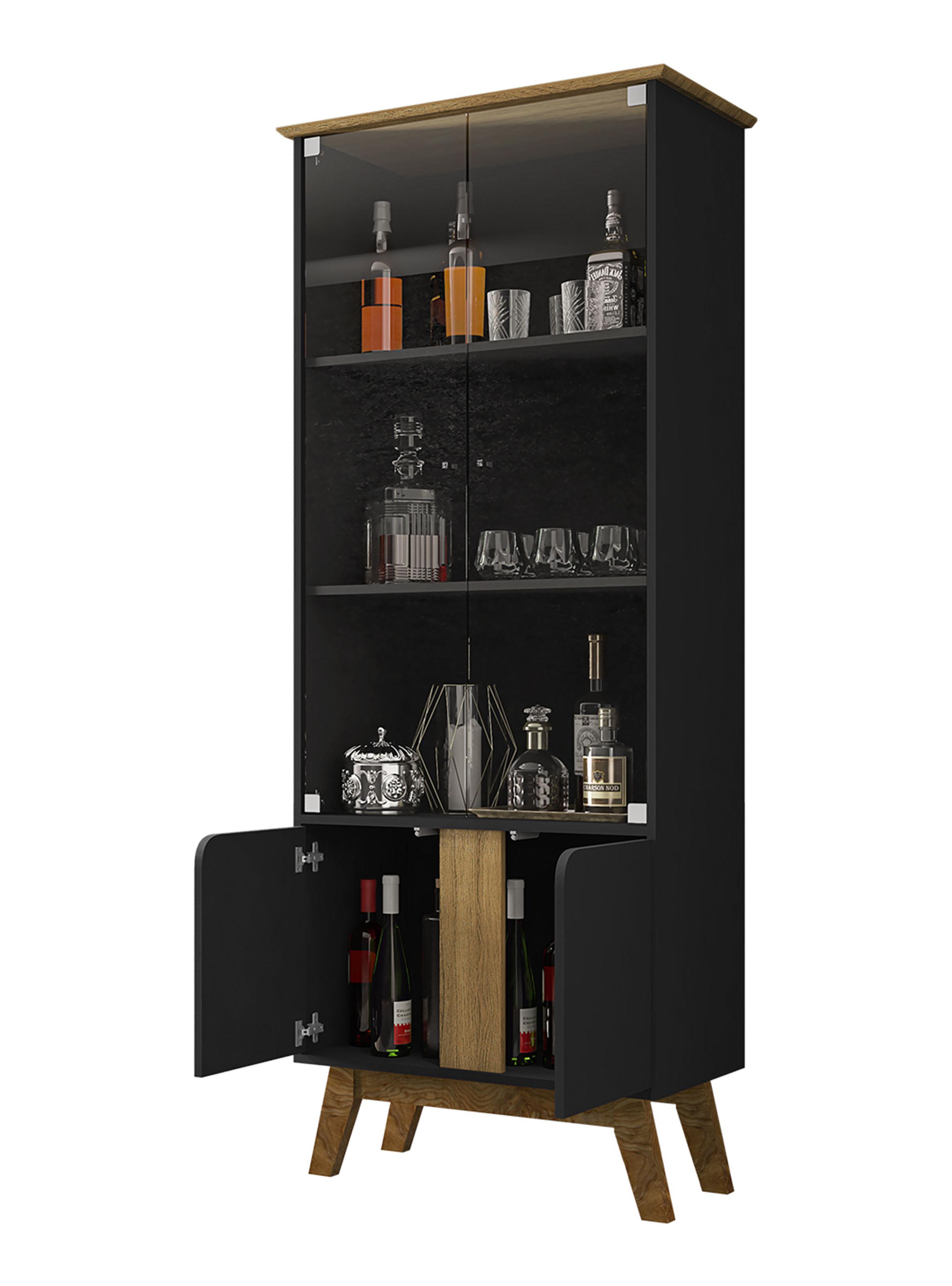 Vitrina Cristalera 2 Puertas Madri-2