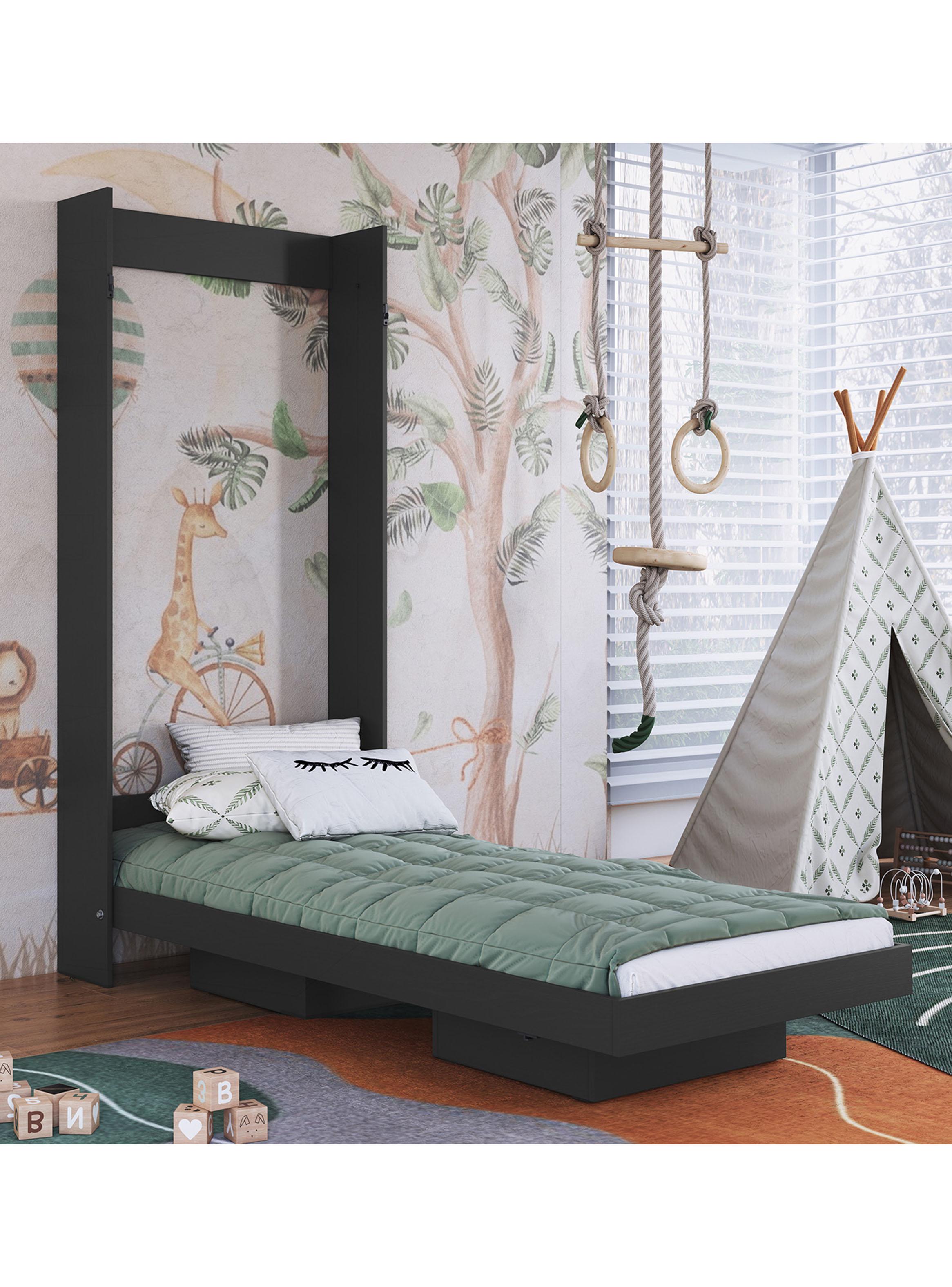 Cama Plegable Vertical 1.5 Plazass Vancouver-3