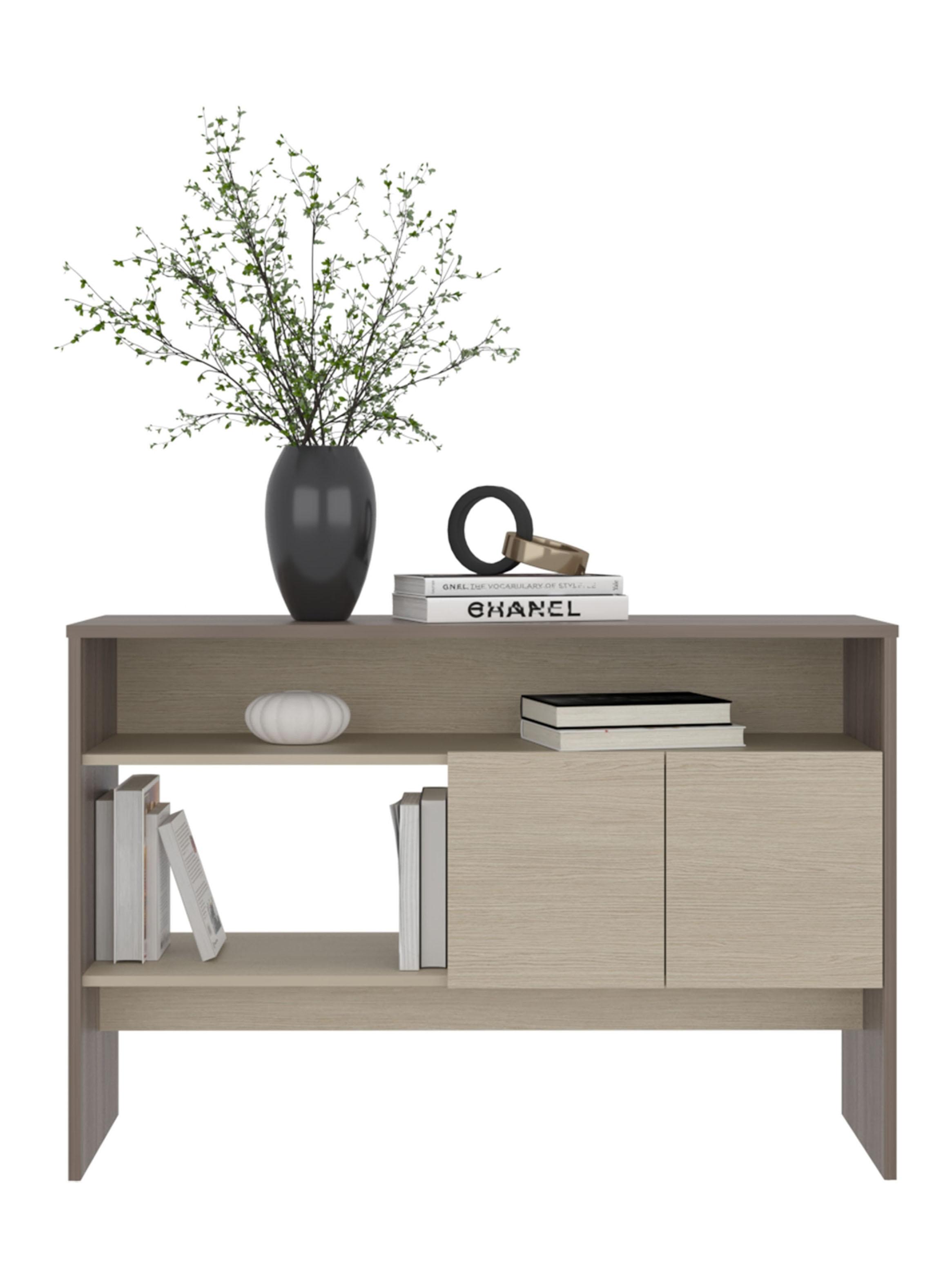 Arrimo 2 Puertas Classic Color Avellana y Cartagena-2