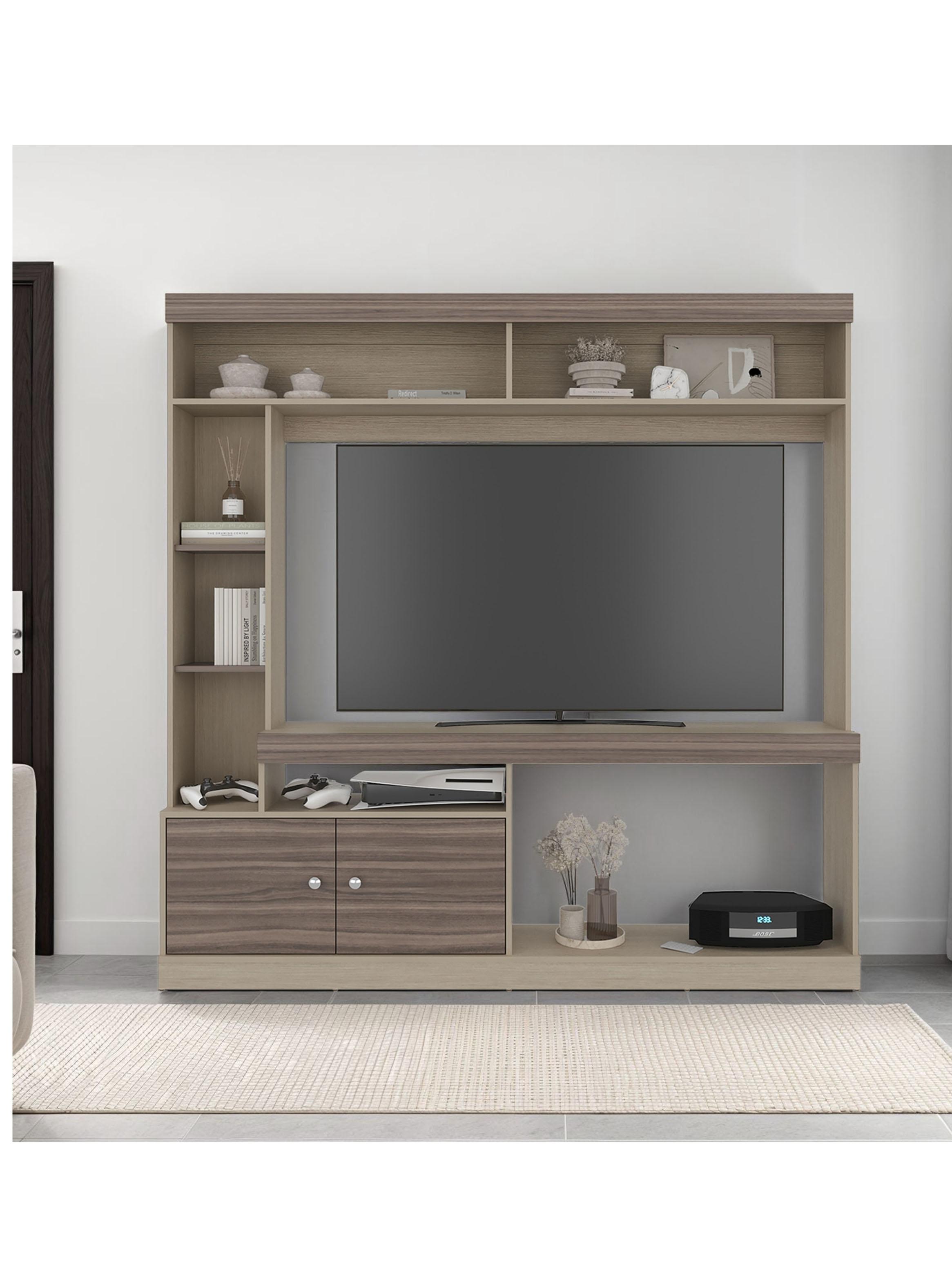 Estante TV 65'' 2 Puertas Classic Color Avellana-4