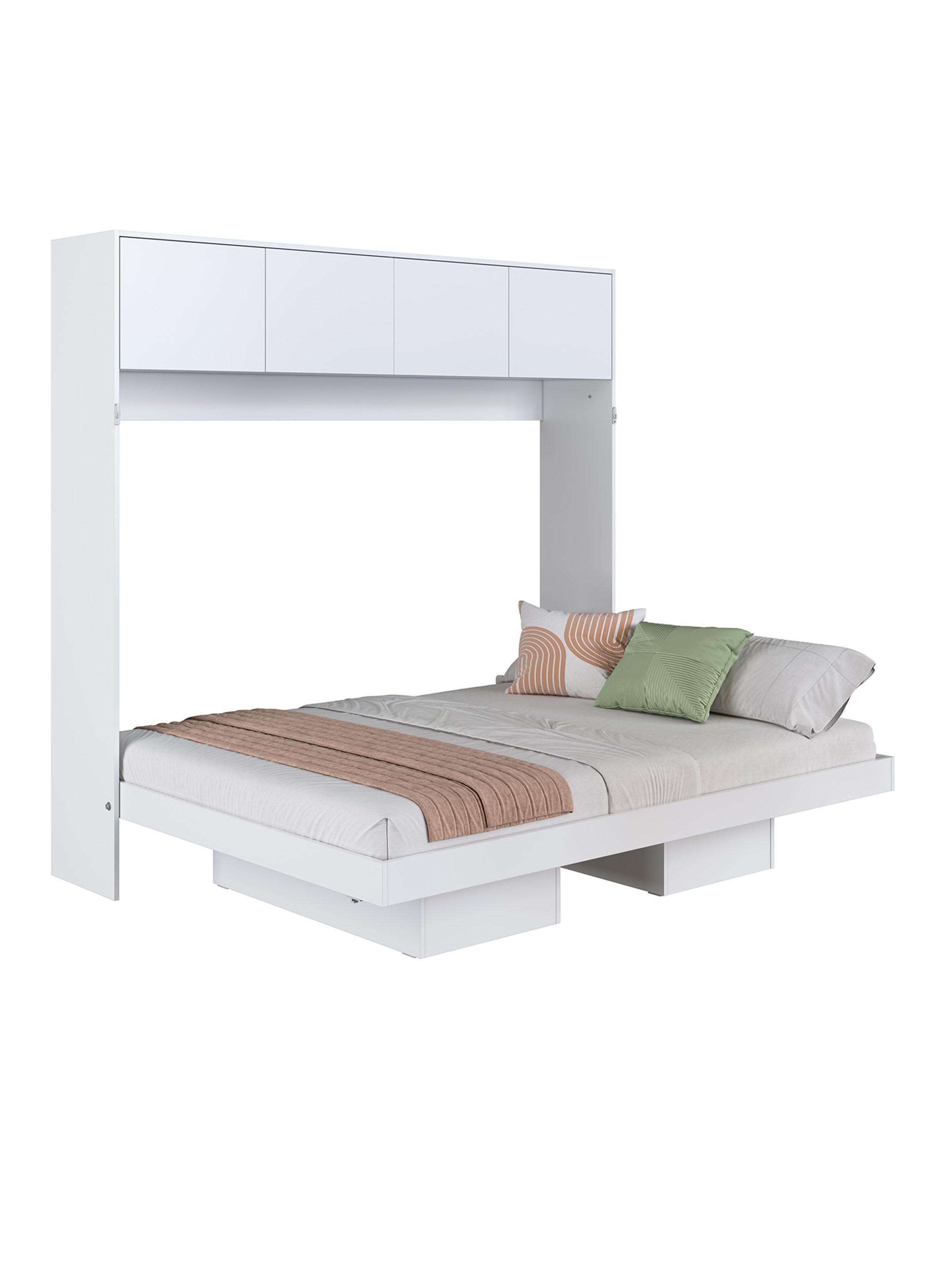 Cama Plegable Horizontal 2 Plazas con Estantes 4P Hanover-0