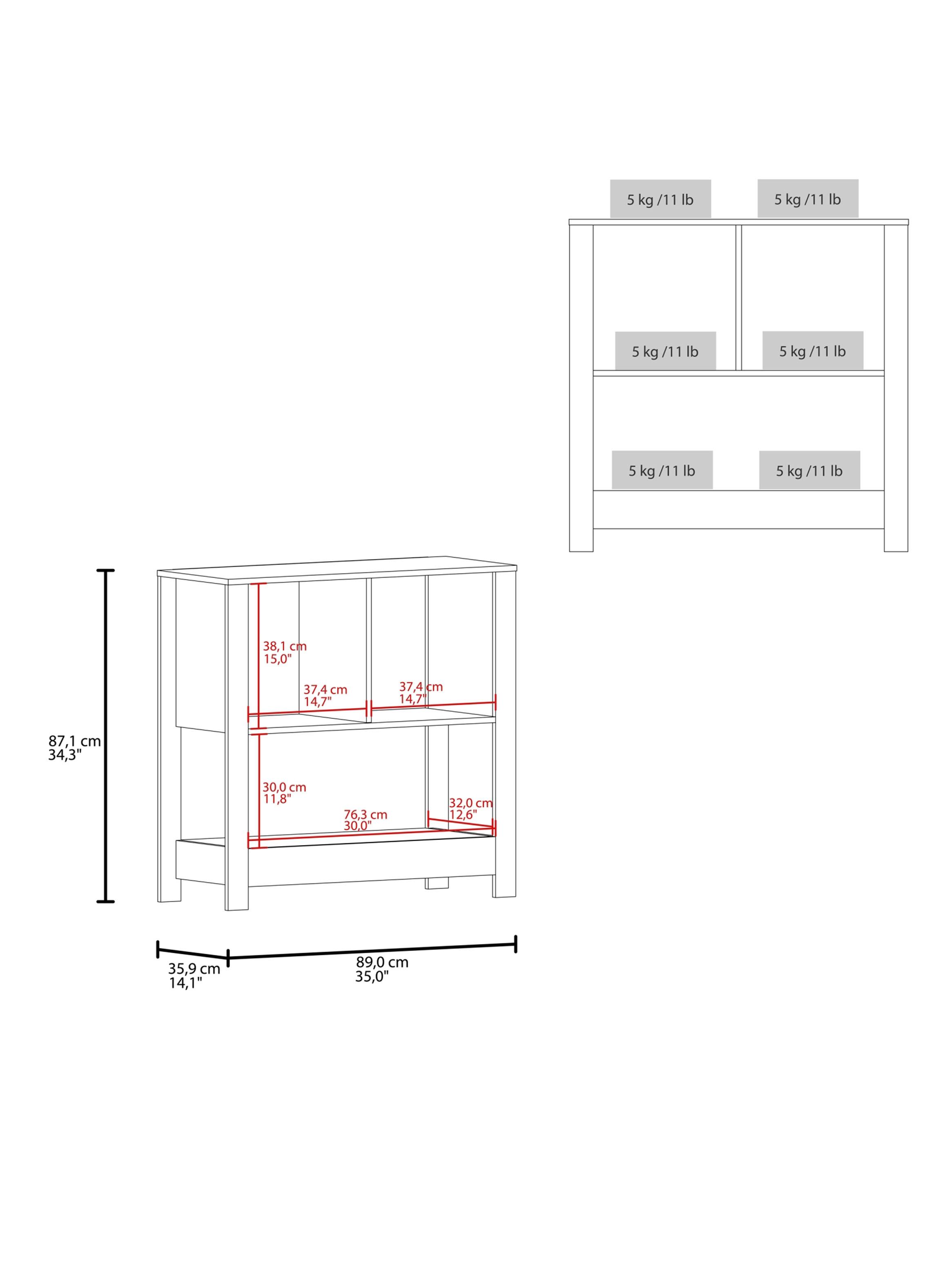 Estación de Café 2 Puertas Latte Blanco y Fresno-1