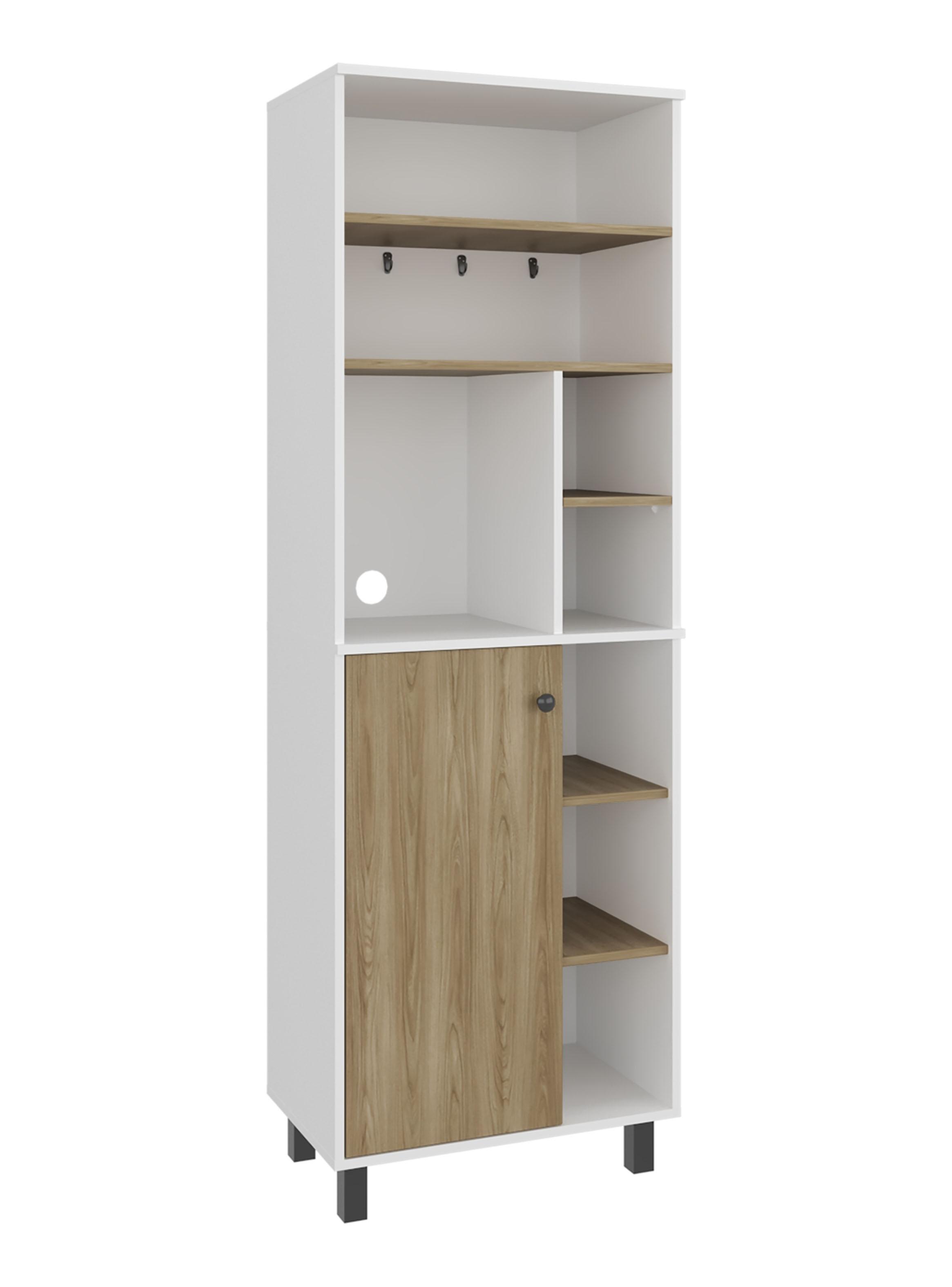 Estación de Café 1 Puerta Carajillo Blanco y Fresno-0