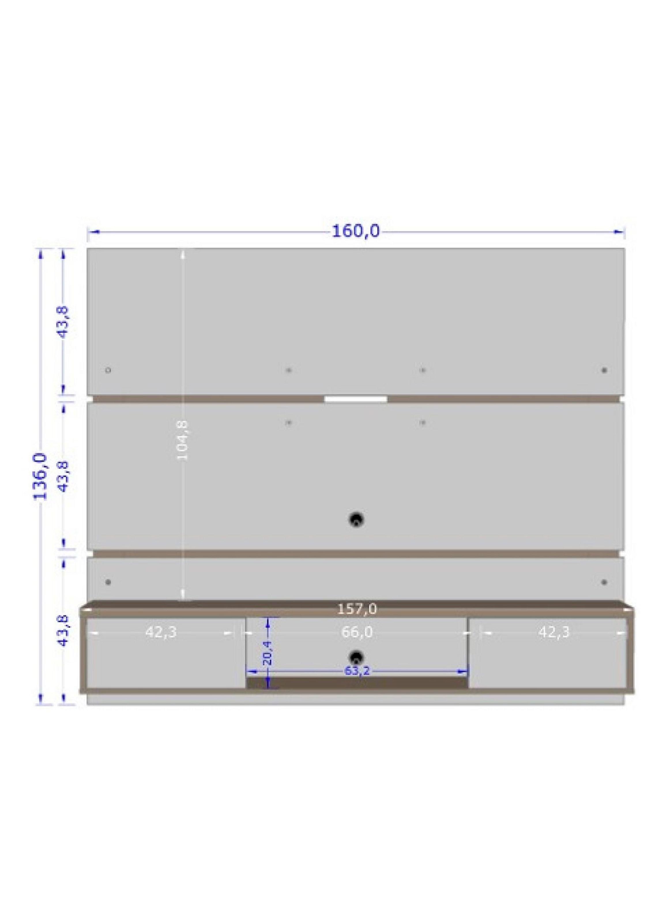 Panel Rack TV 65'' Ámbar-1