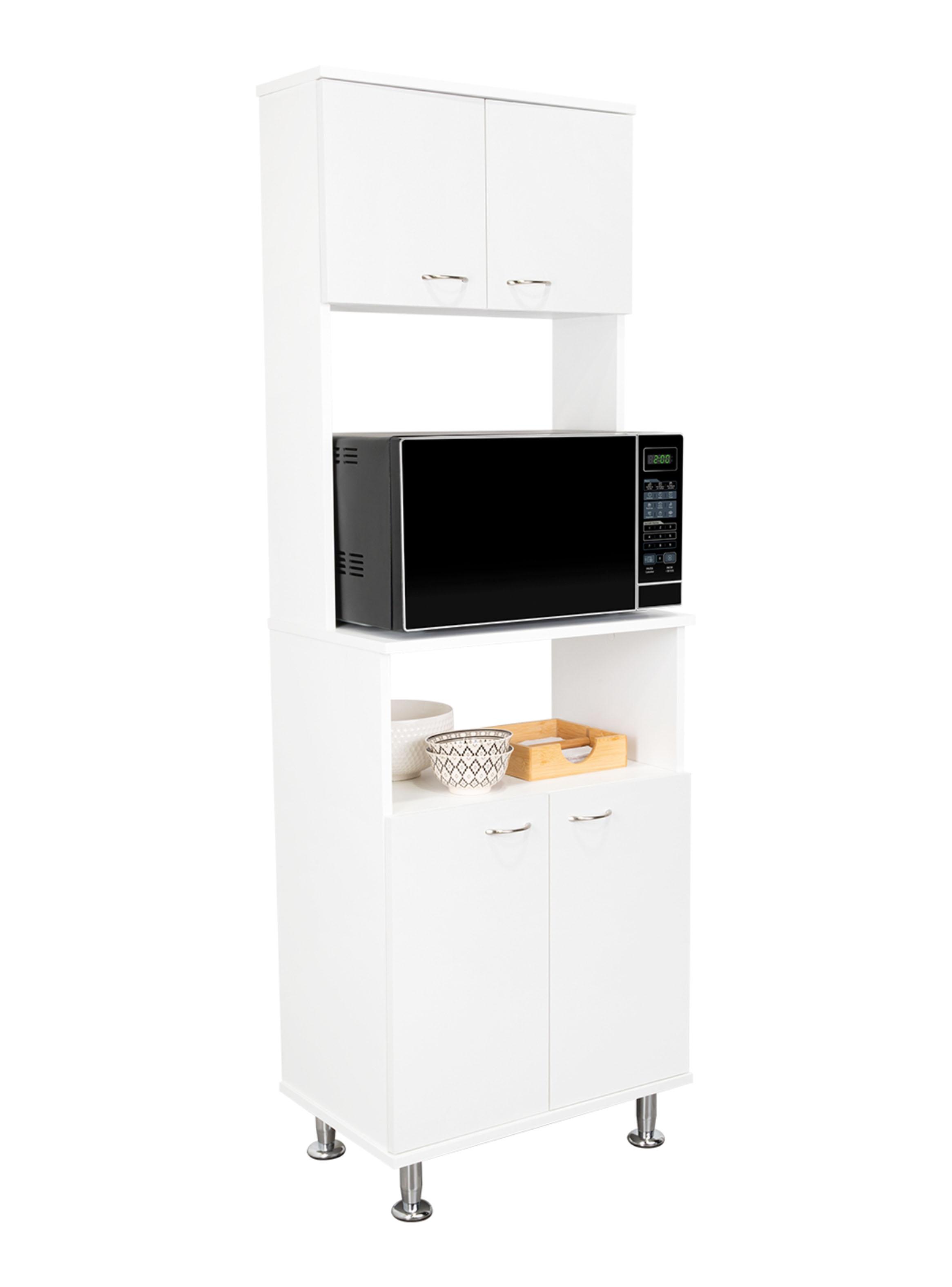 Mueble para Microondas 4 Puertas Kitchen-54 Blanco-2