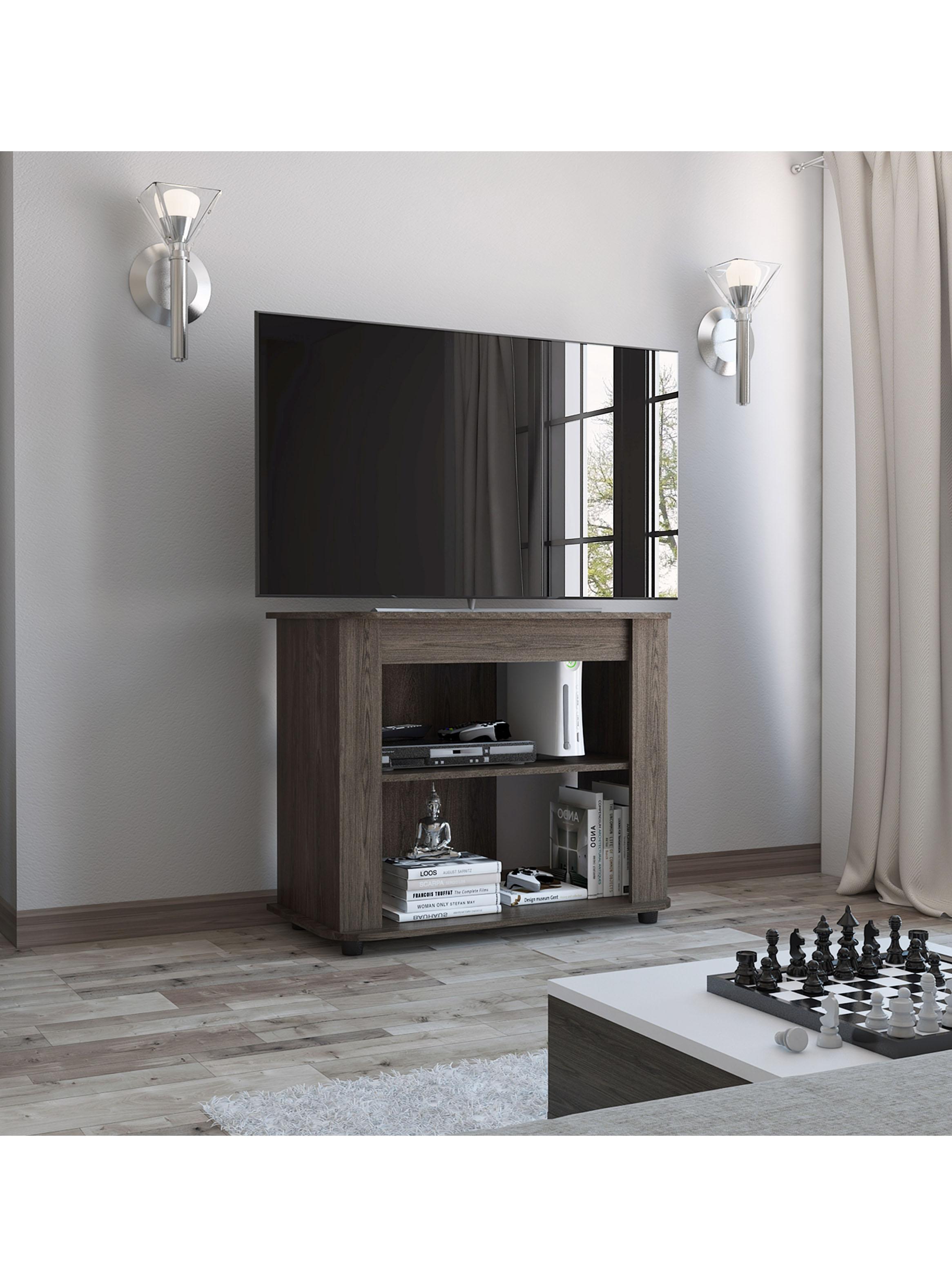 Rack TV 40'' Maori Coñac 75x90x45 cm-4