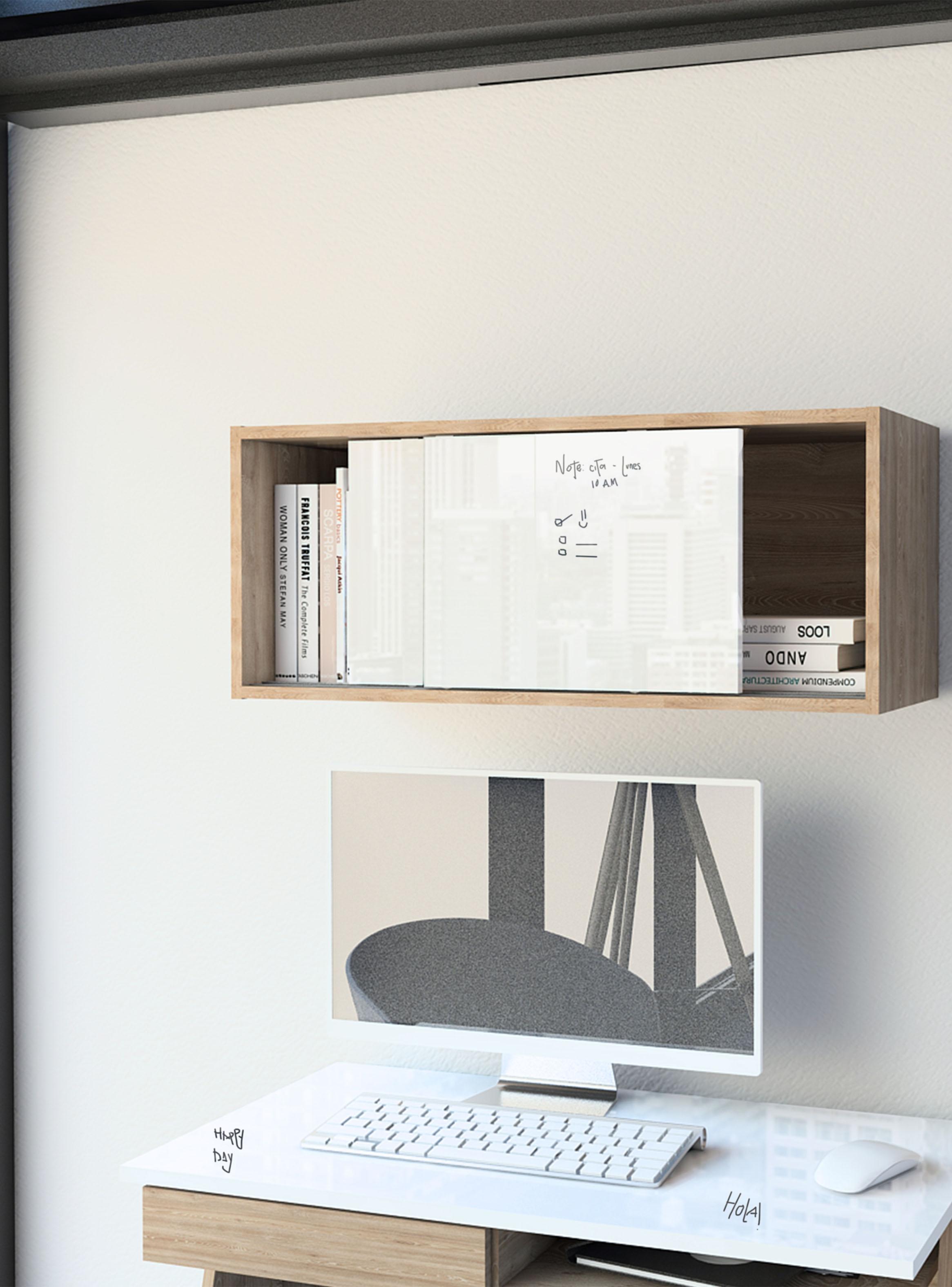 Gabinete Revistero Note Blanco y Miel-4