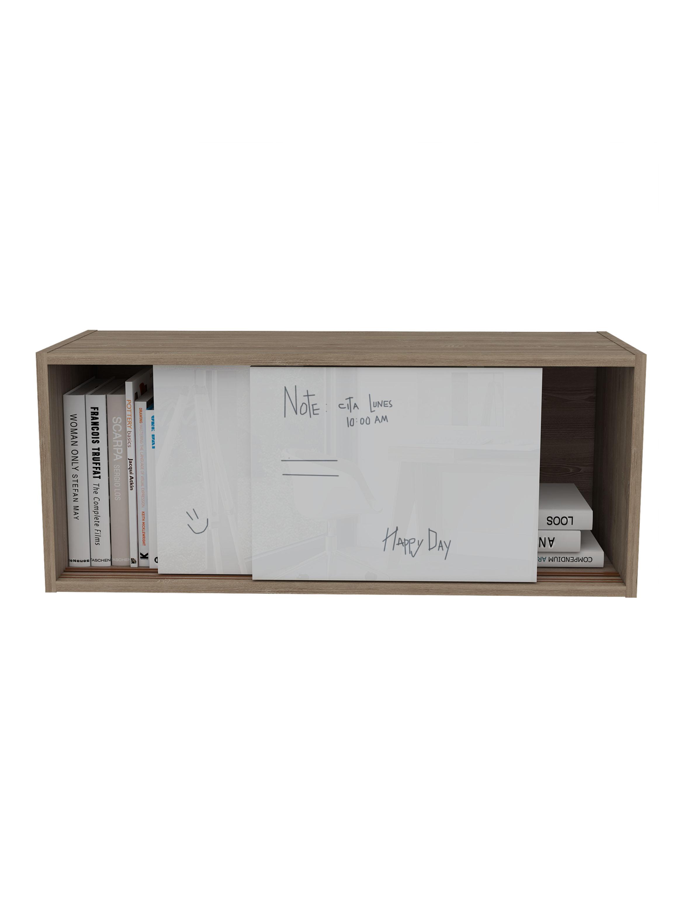 Gabinete Revistero Note Blanco y Miel-2