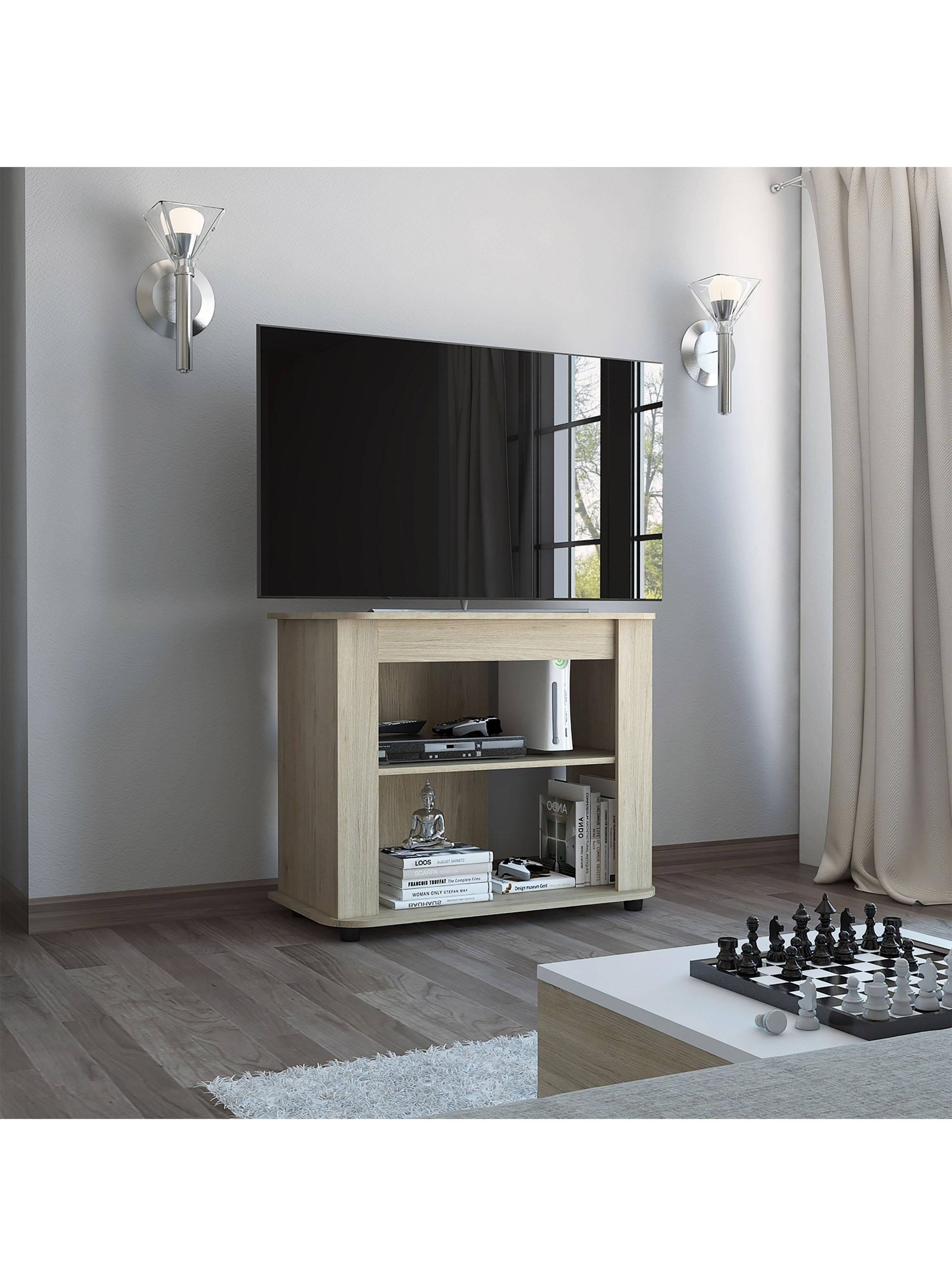 Rack TV 40'' Maori Rovere 75x90x45 cm-4