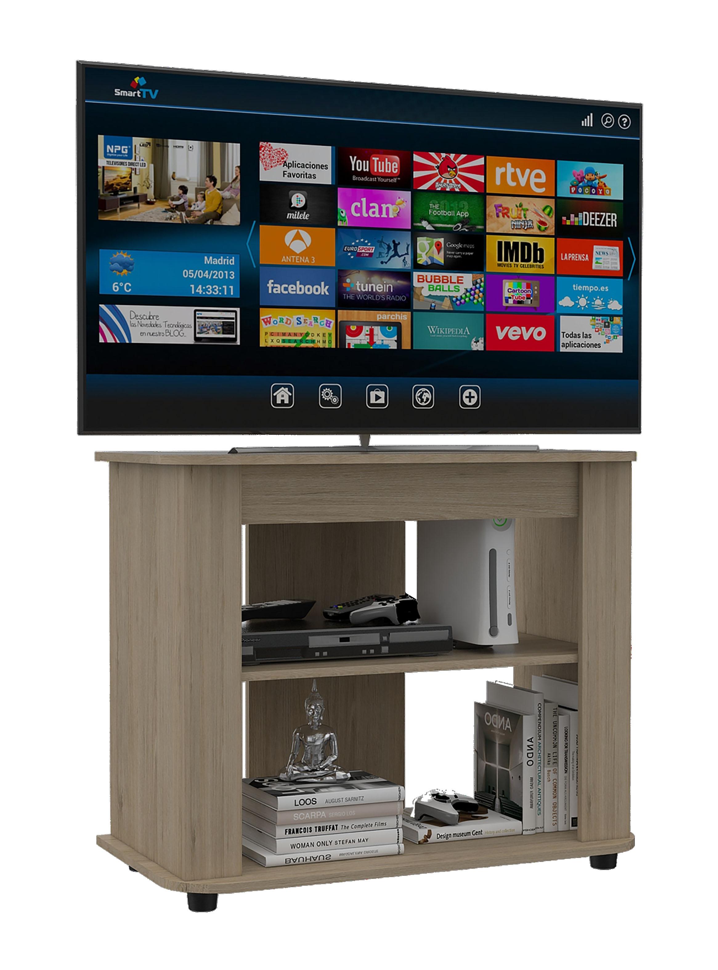 Rack TV 40'' Maori Rovere 75x90x45 cm-2