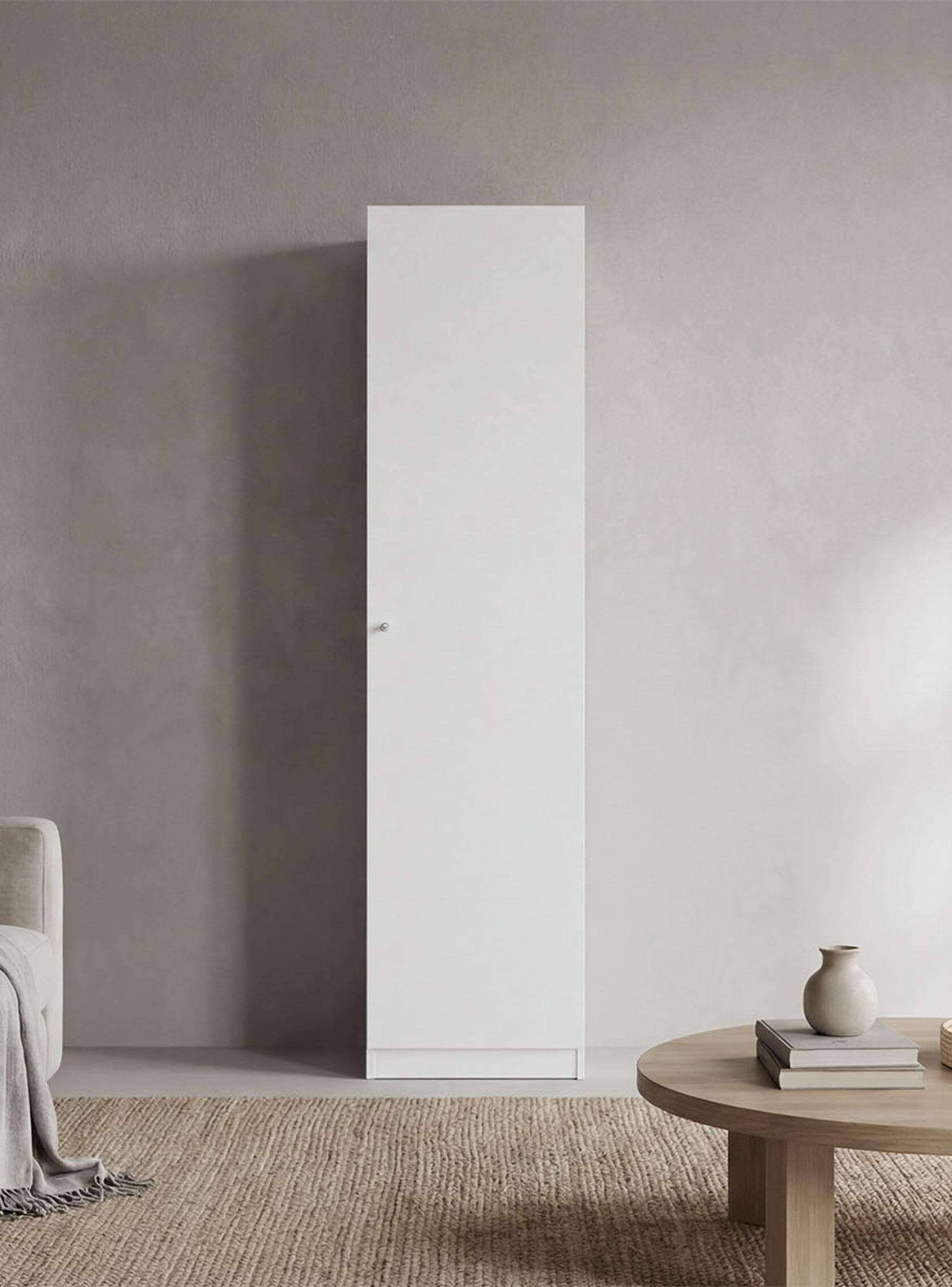 Estante 1 Puerta Home-E5 Blanco-5