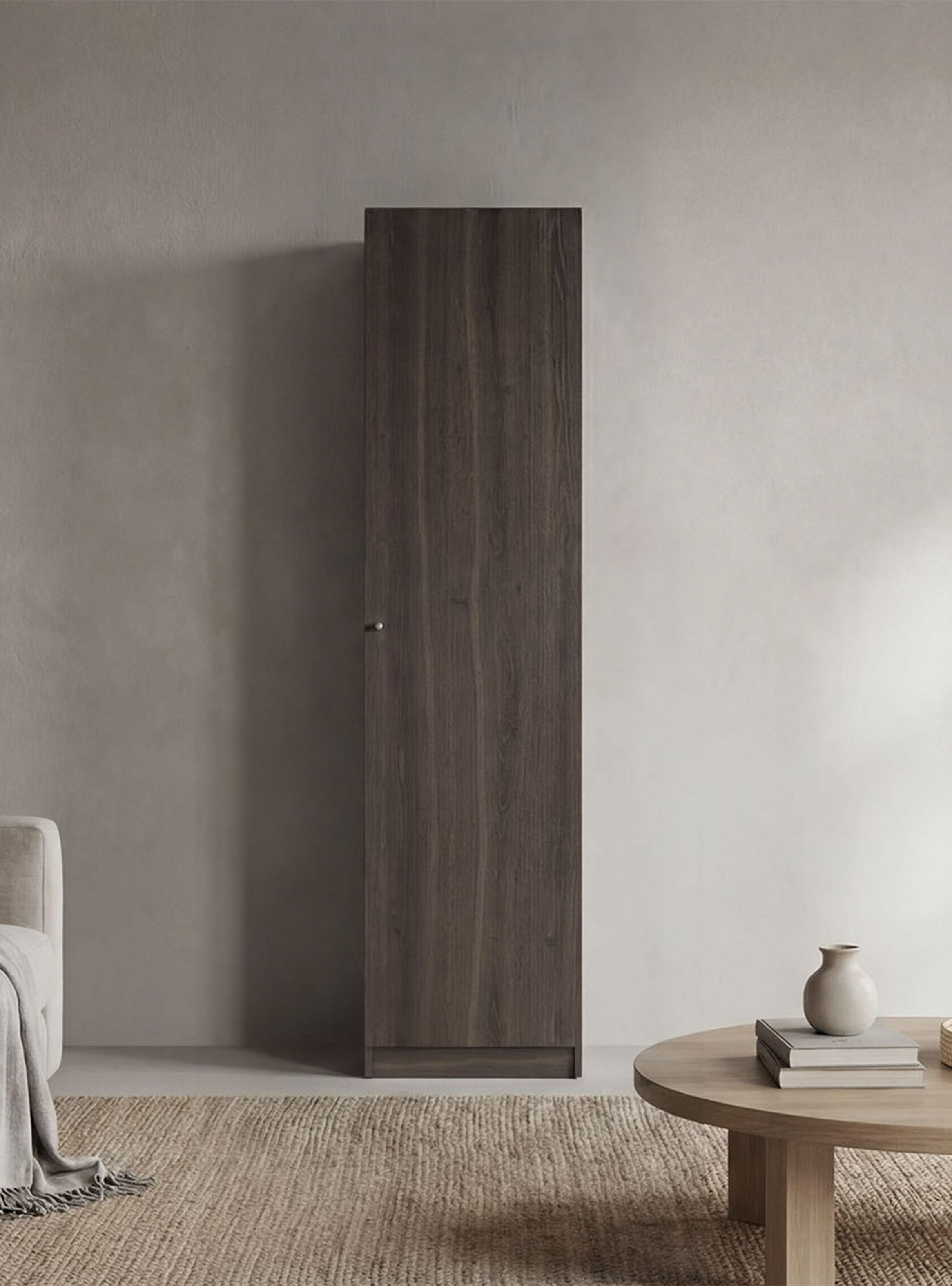 Estante 1 Puerta Home-E5 Milan y Blanco-5