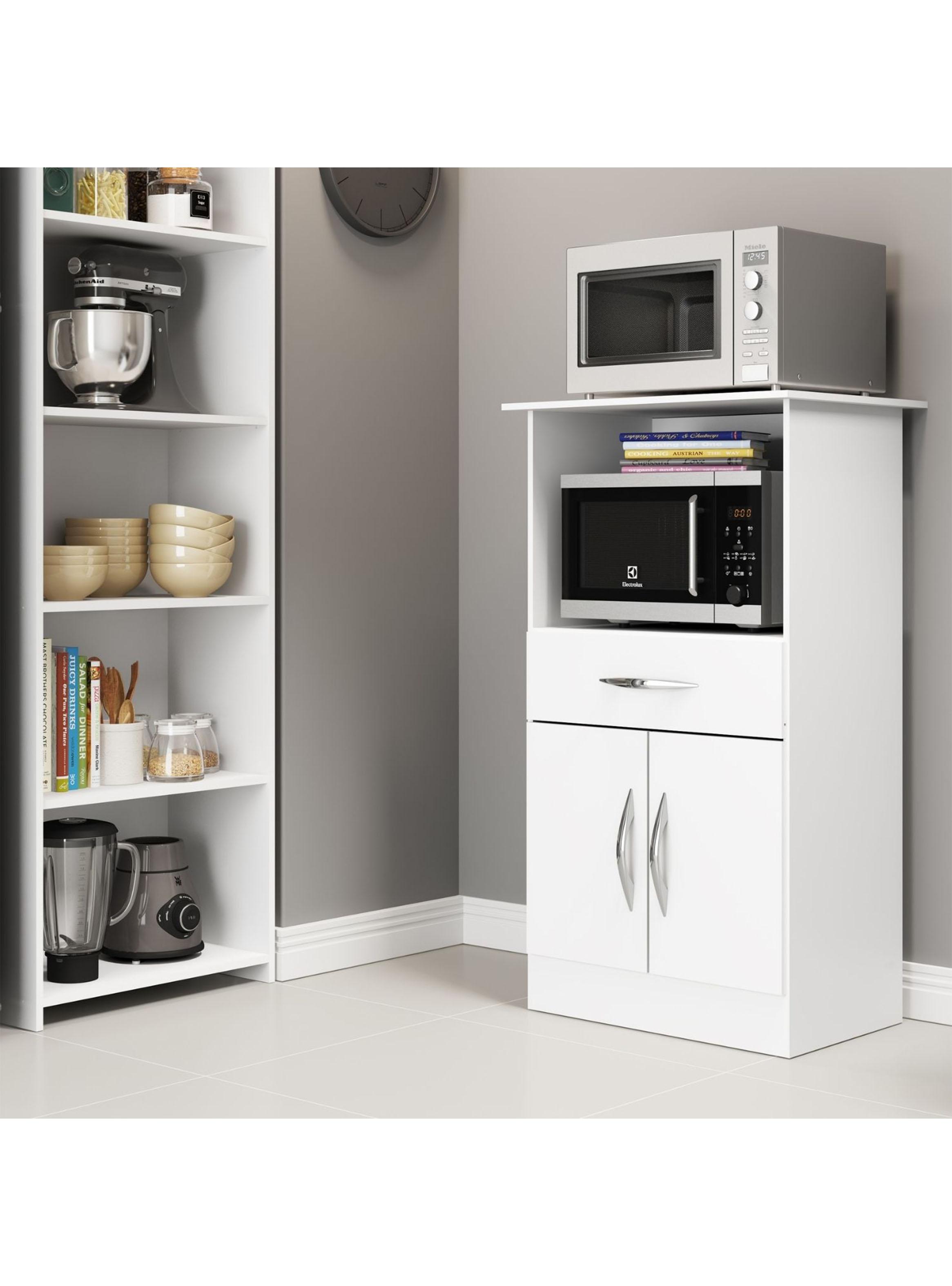 Mueble para Microondas con Puerta Luna-2