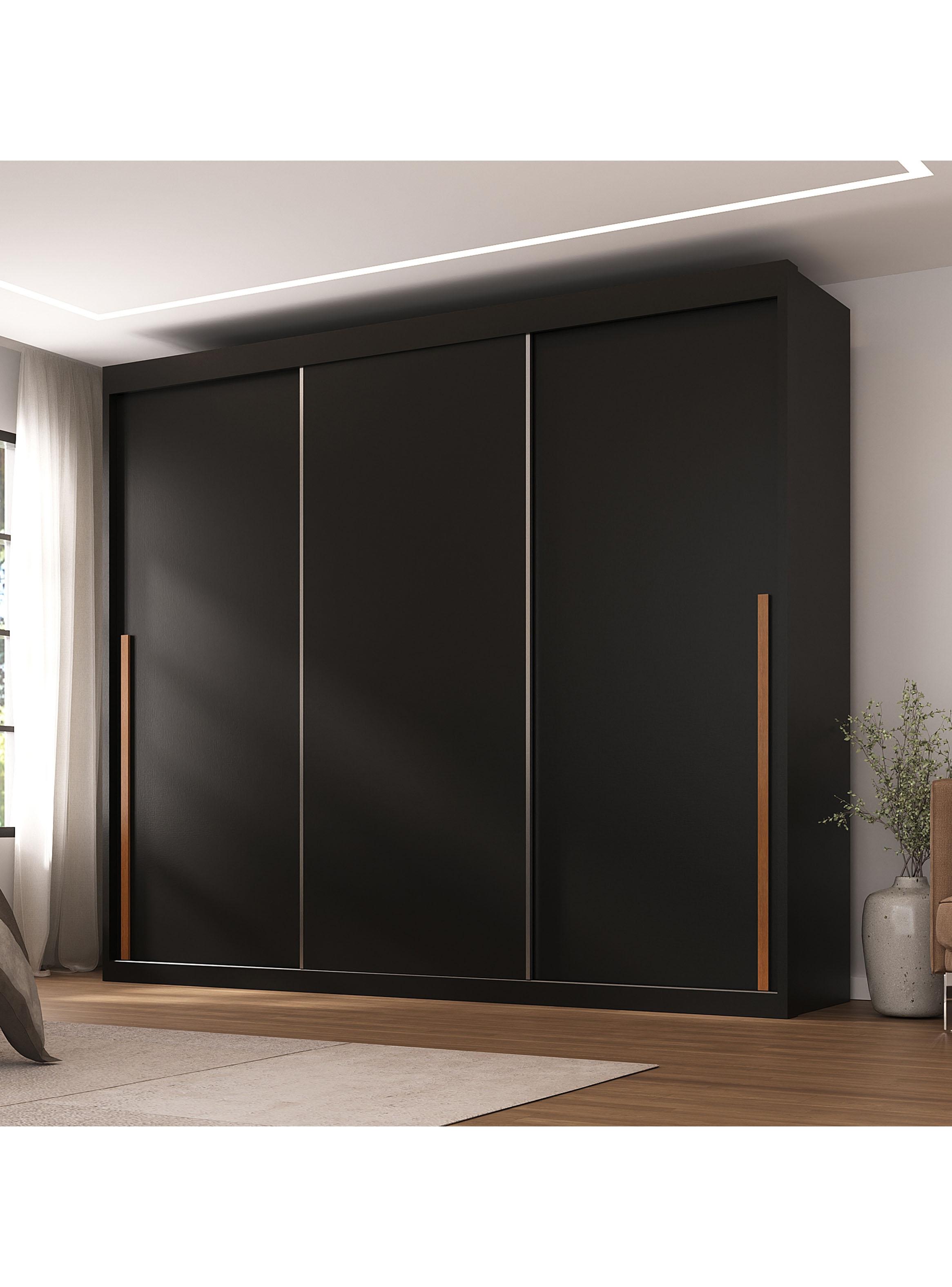 Clóset Senna 3 Puertas 6 Cajones Café-3