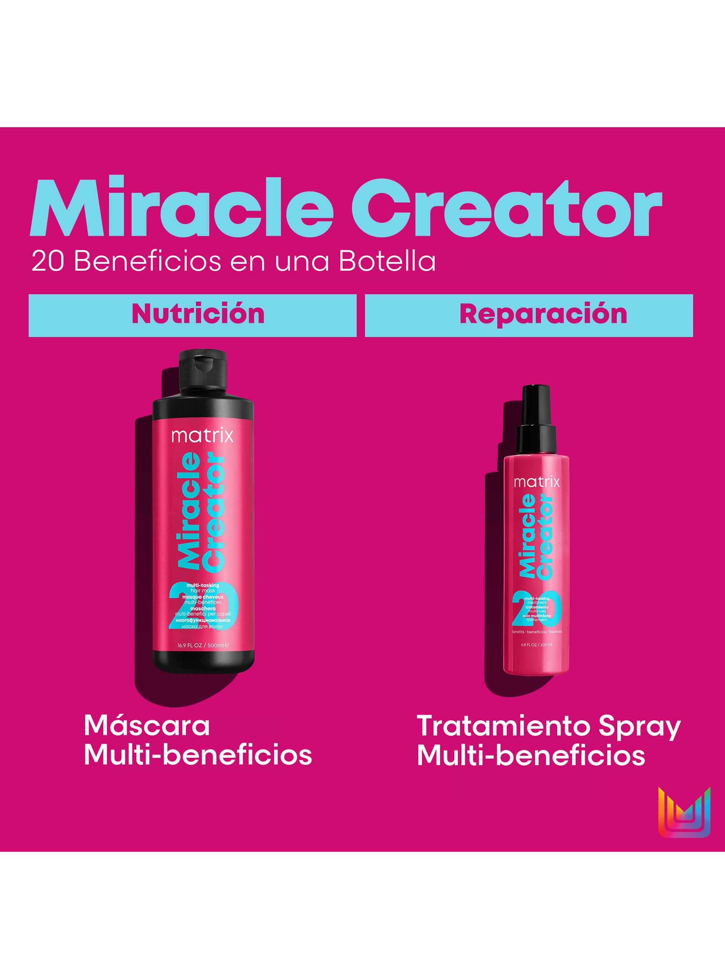 Spray Multi-Beneficios Cabello Dañado Miracle Creator 190ml-5