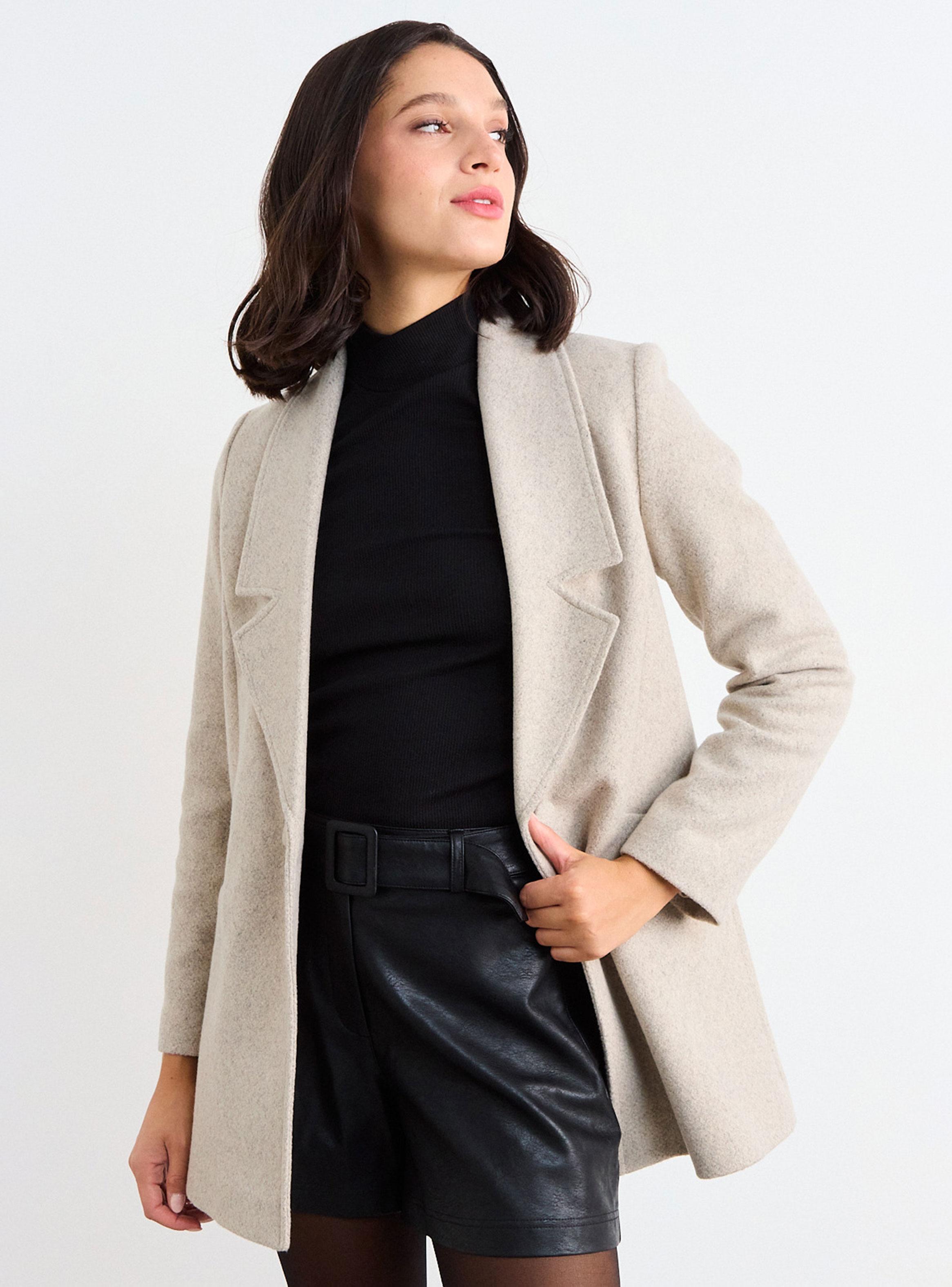 Abrigo Chaquetón Liso-0