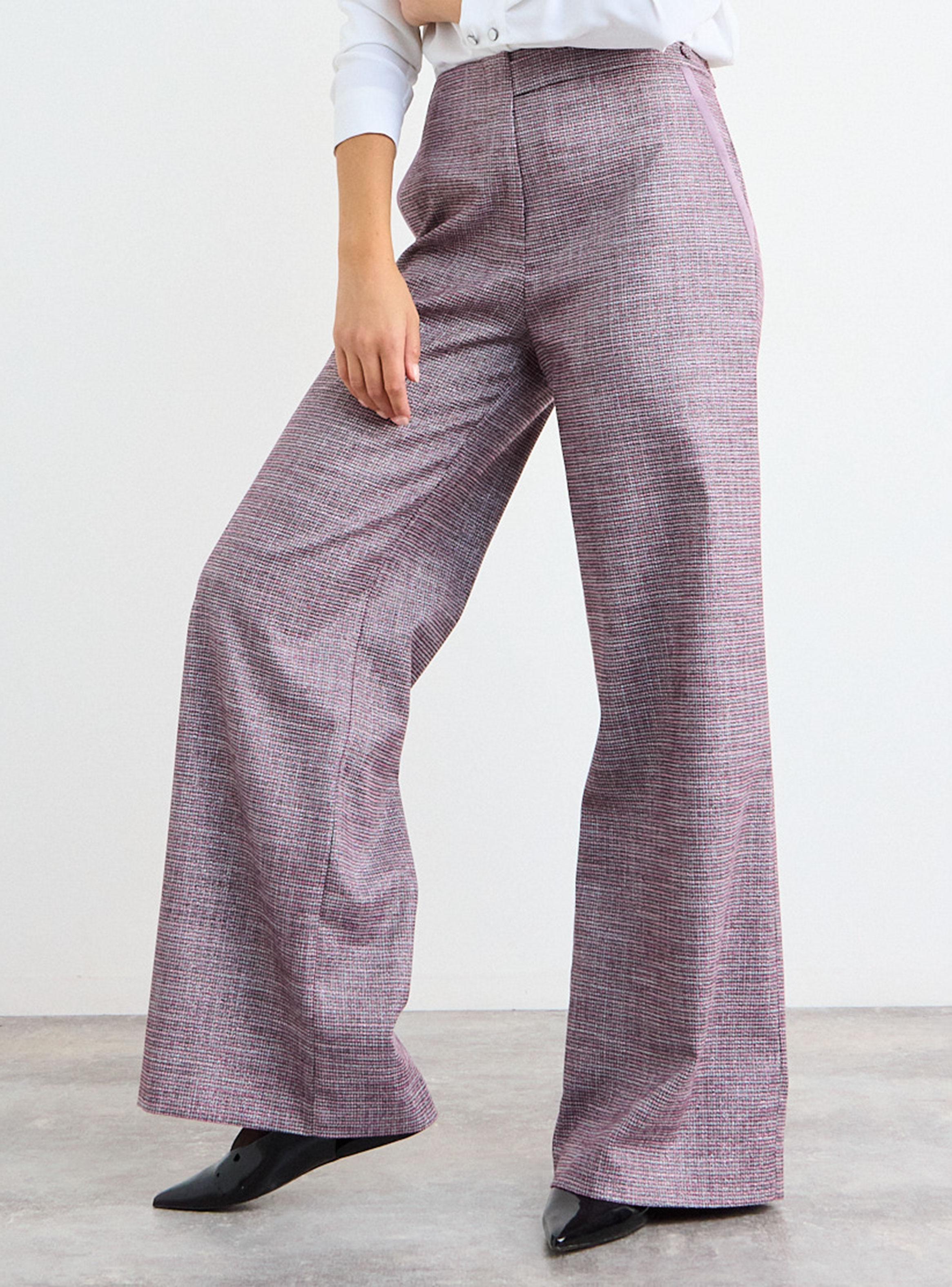 Pantalón Fantasía Wide Leg con Cierre-2