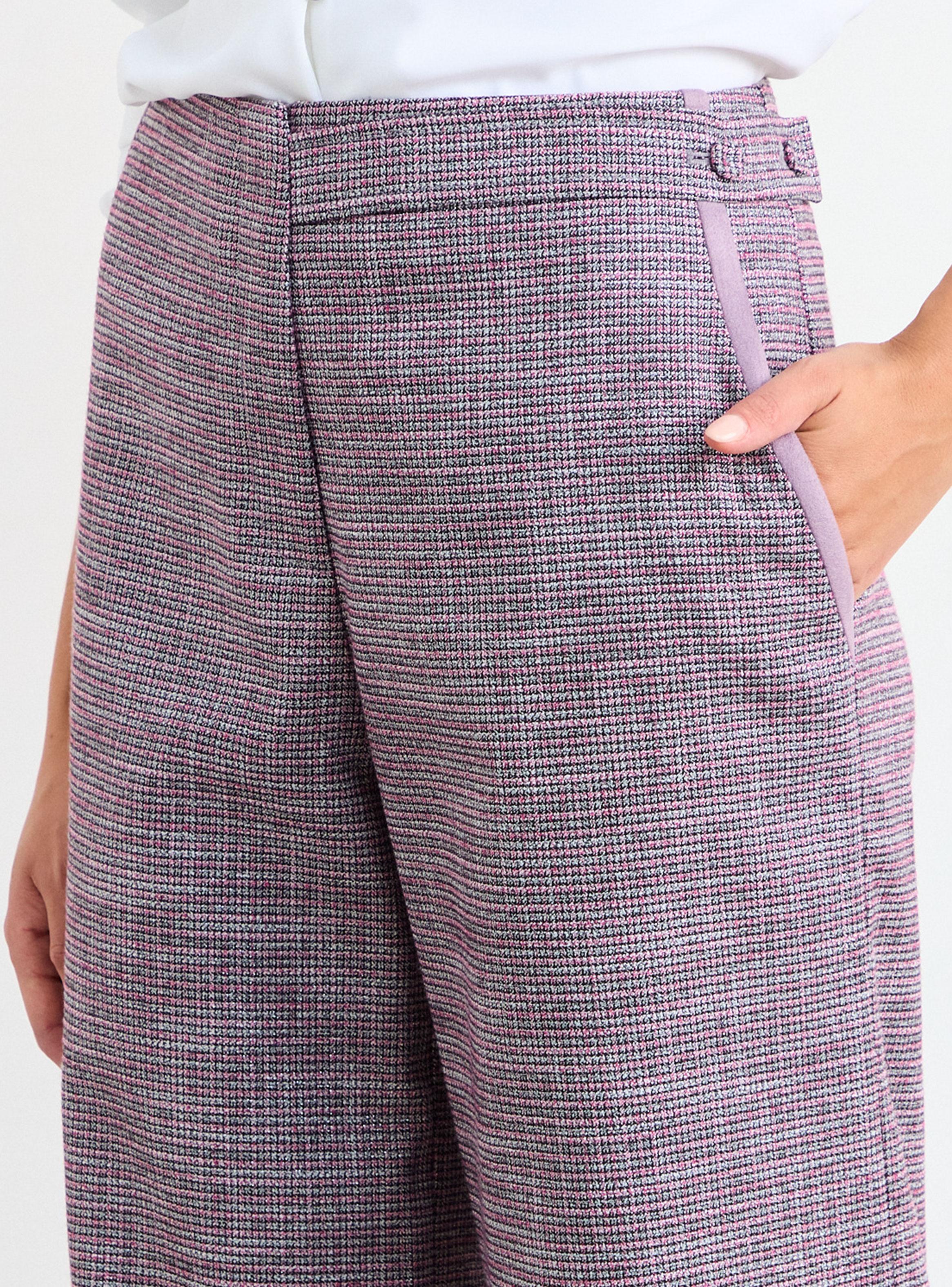 Pantalón Fantasía Wide Leg con Cierre-3