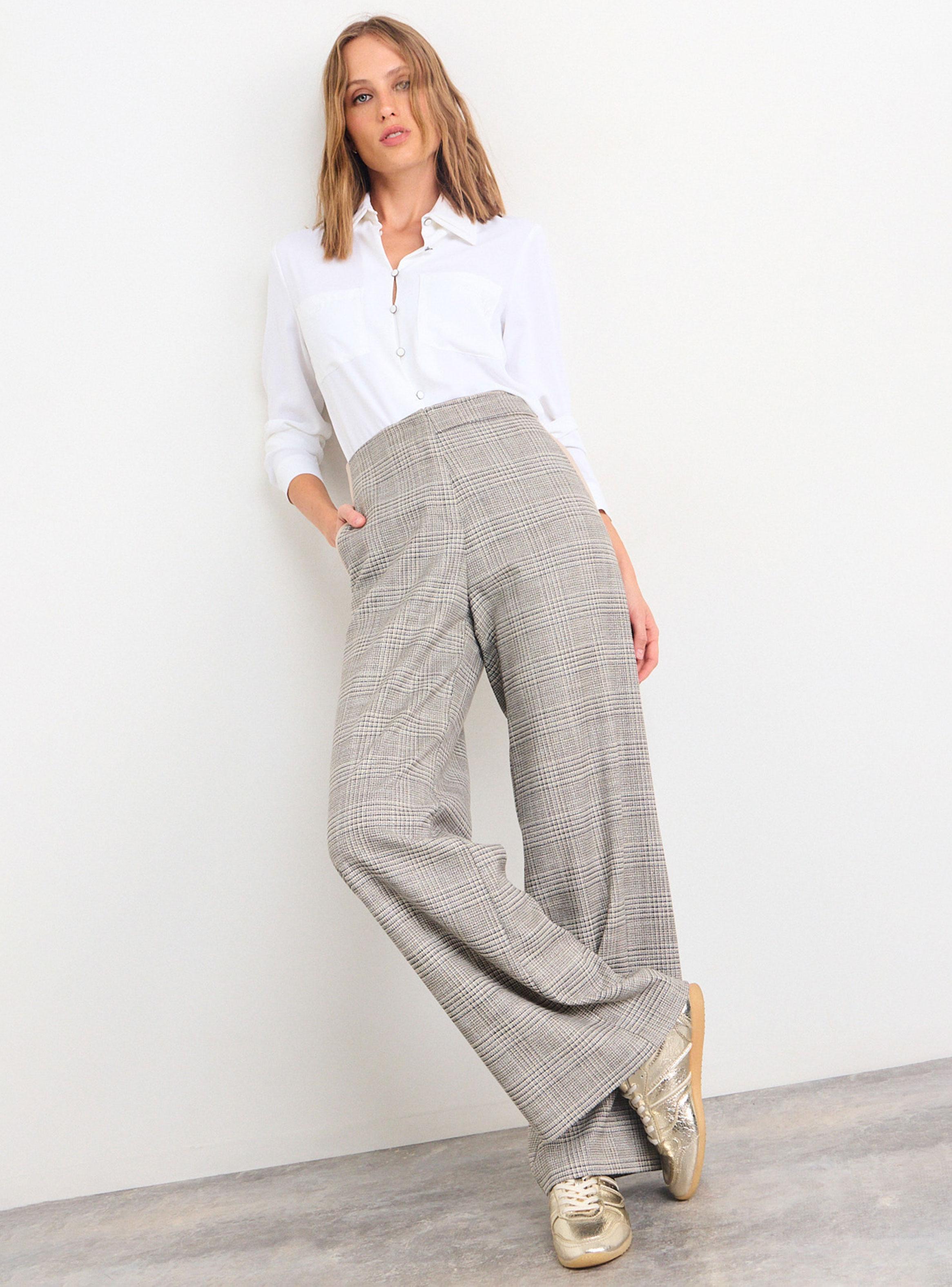 Pantalón Fantasía Wide Leg Cierre-4