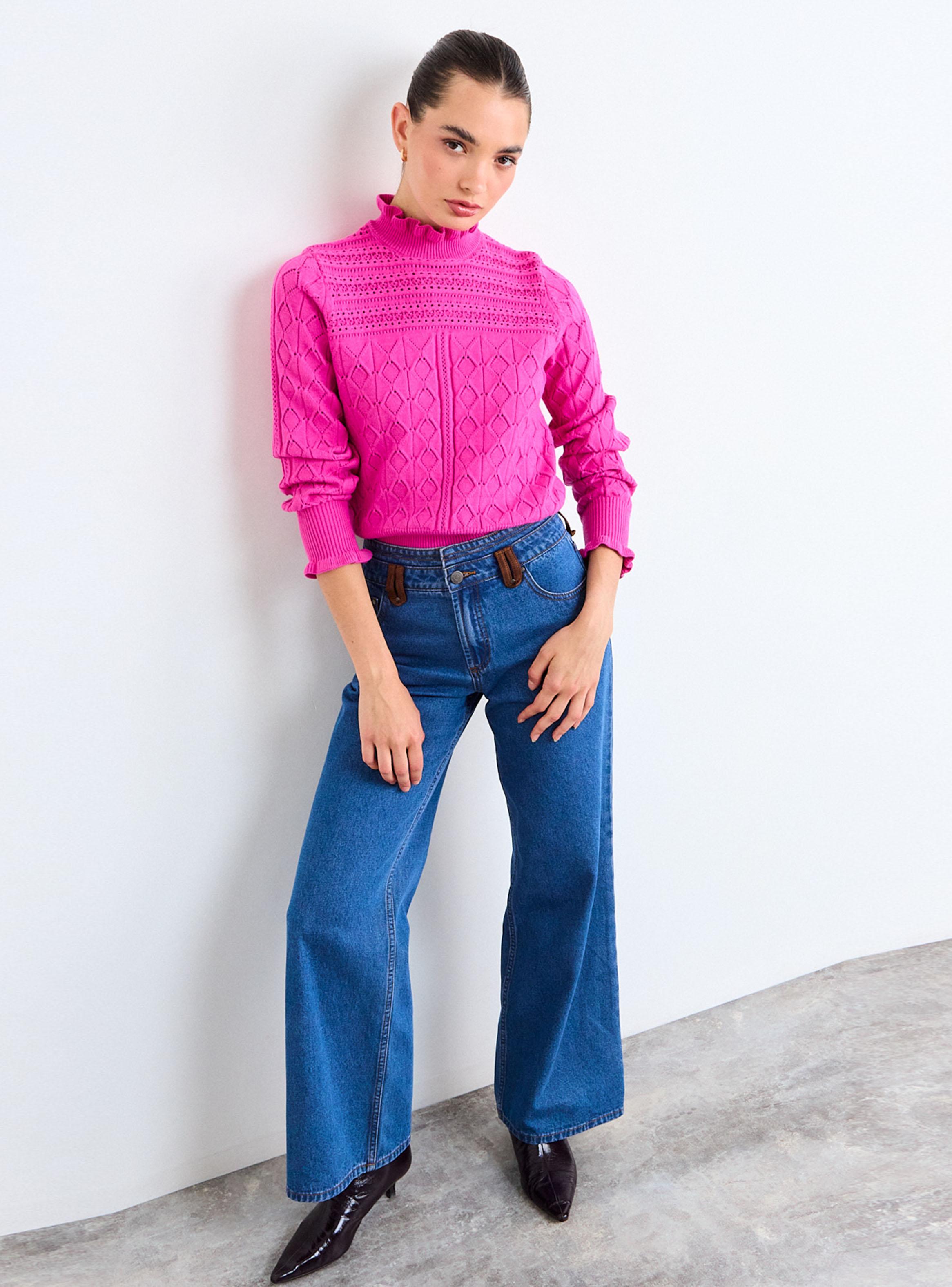 Sweater Cuello Alto Ondulado Beatle-4