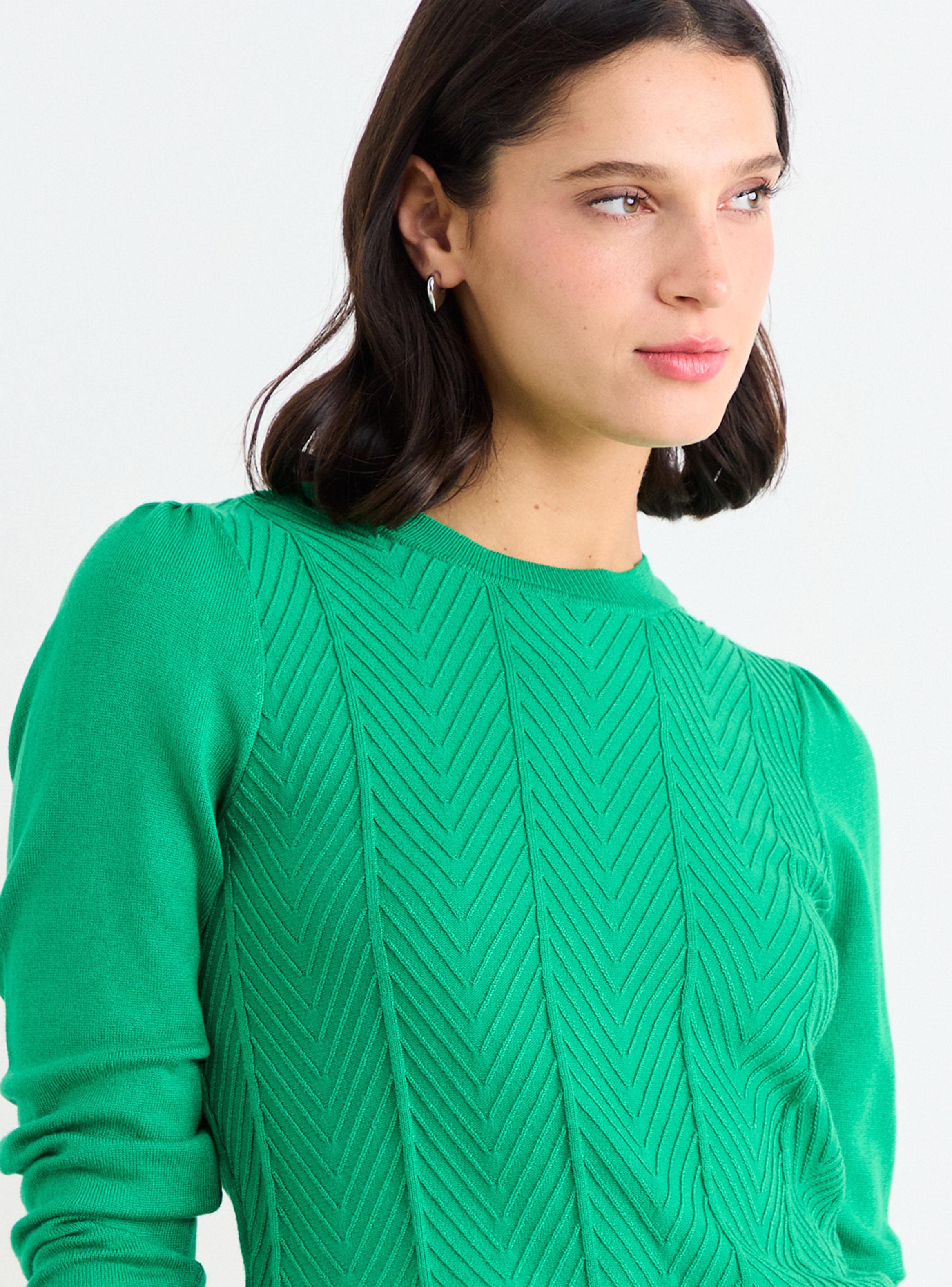 Sweater Liso con Cuello Redondo Regular-2