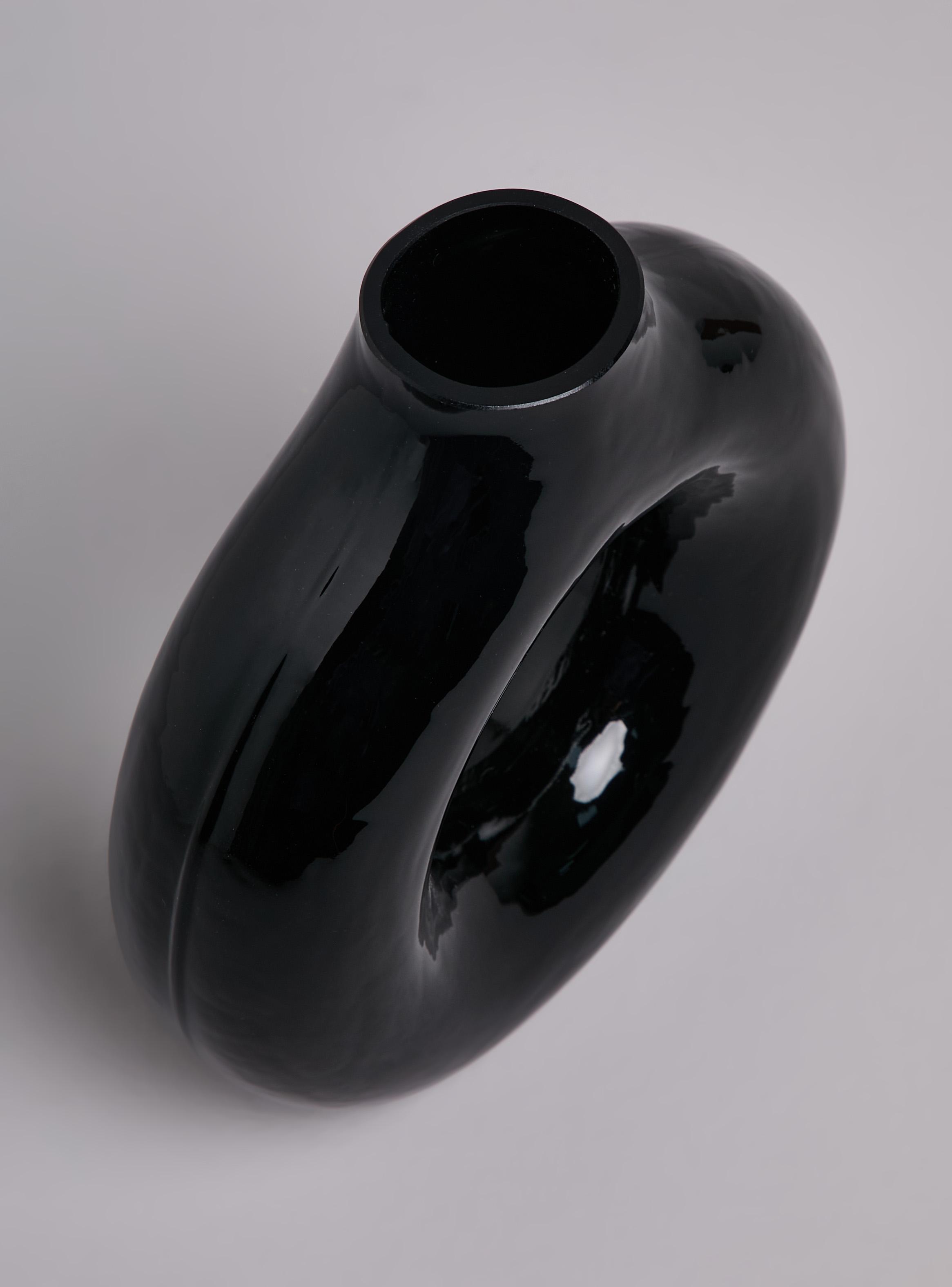Florero Circulo Negro Bm-1