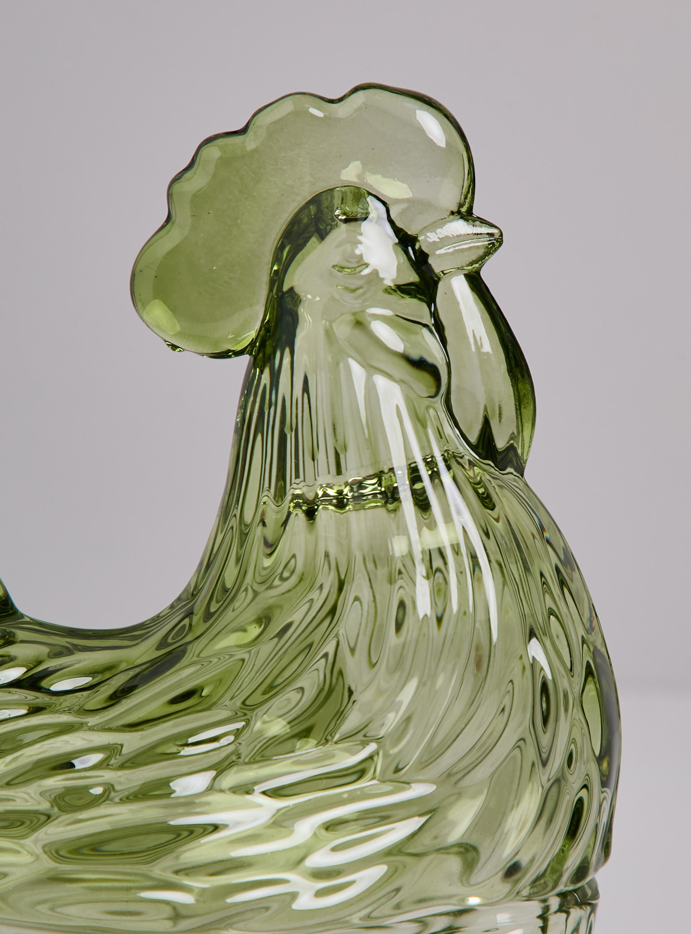 Gallina Decorativa Vidrio S-2