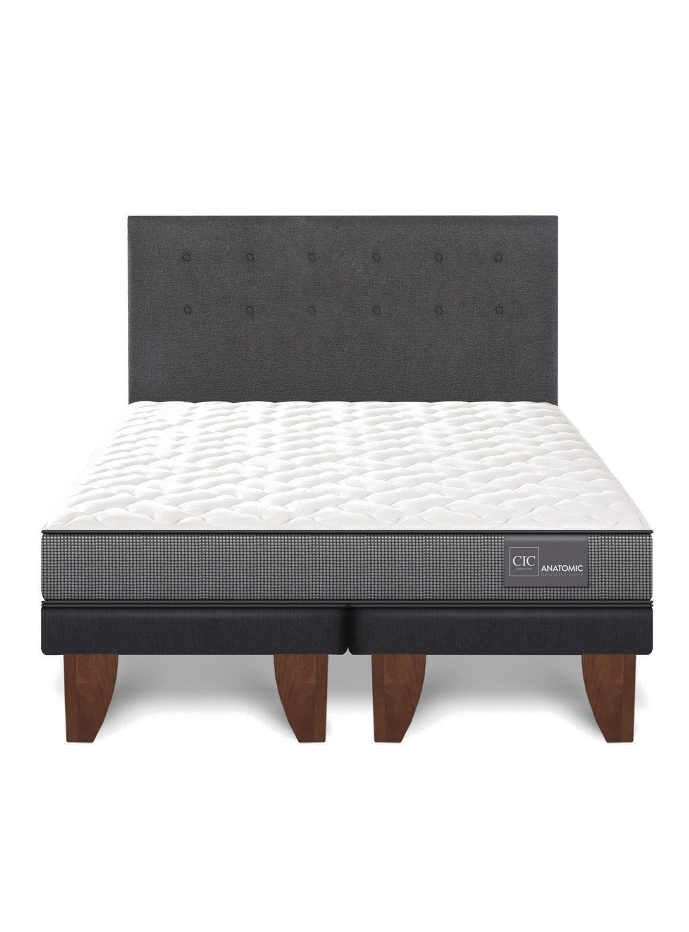 Cama Europea Anatomic King + Respaldo Eufrates-2
