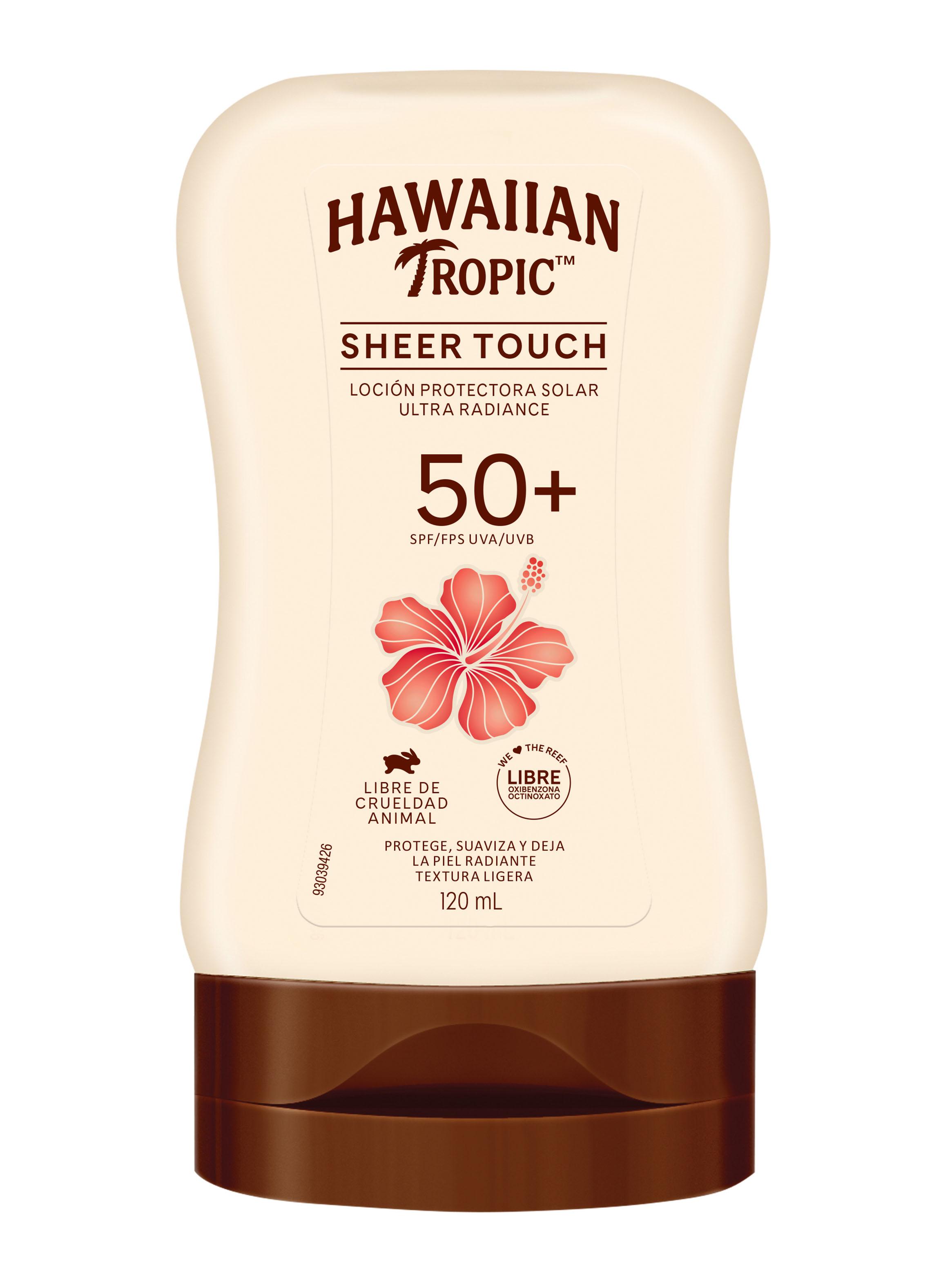 Bloqueador Hawaiian Tropic Solar Sheer Touch F50 120 ml-0