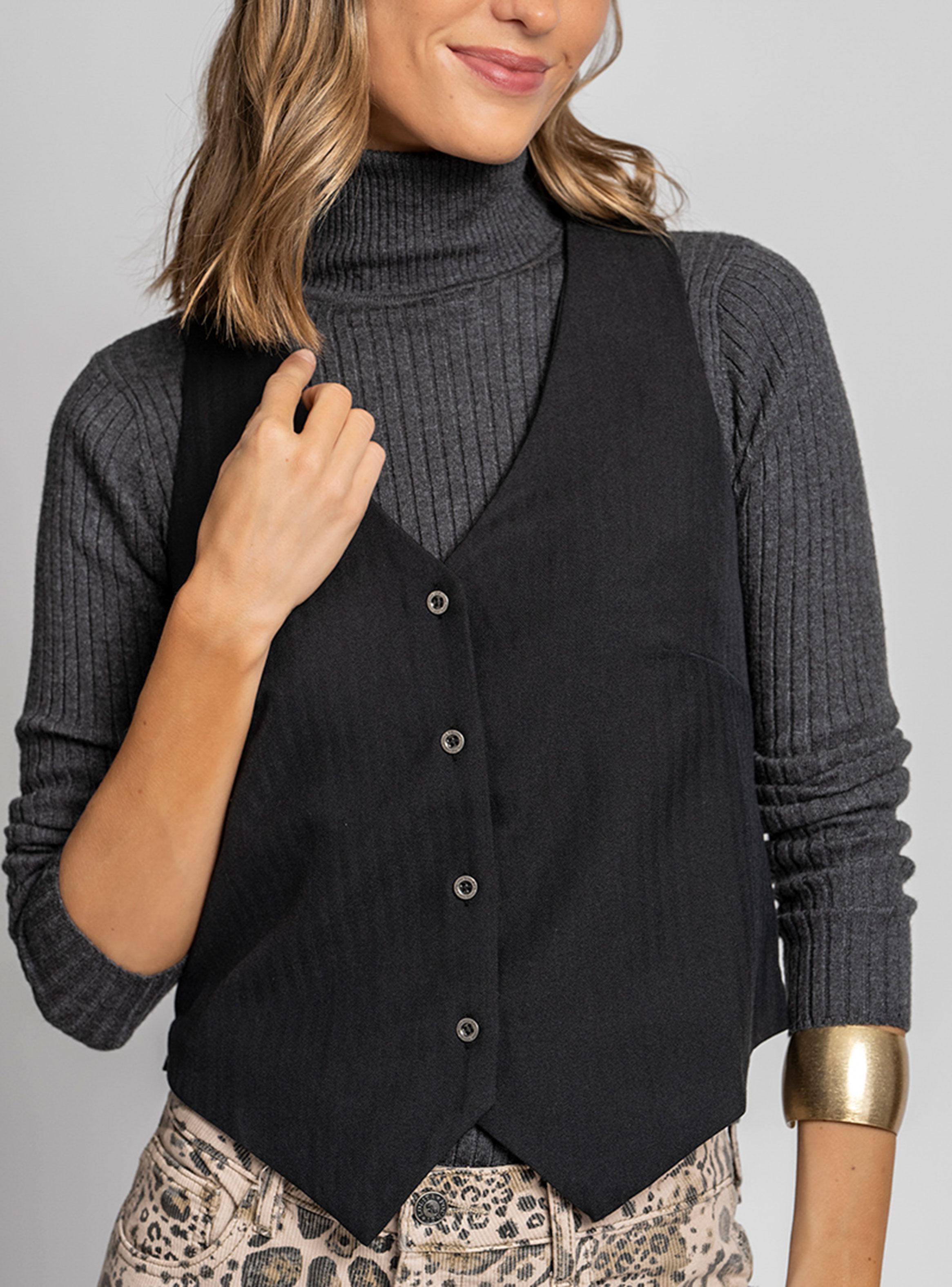 Blusa Vest Irina Negro-3
