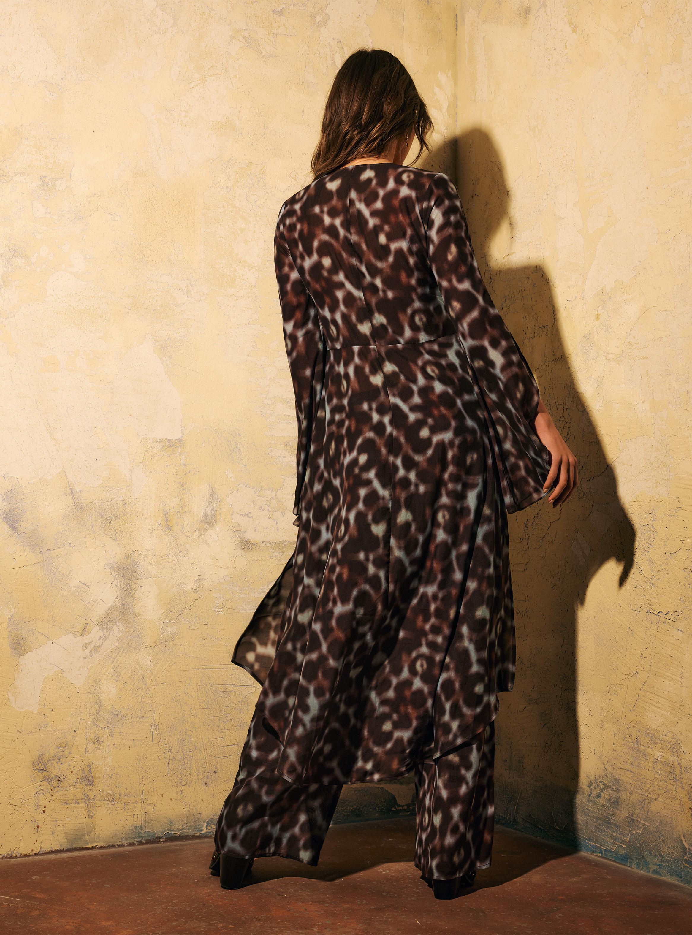 Blusa Larga Estampada Luna Marinetti-5