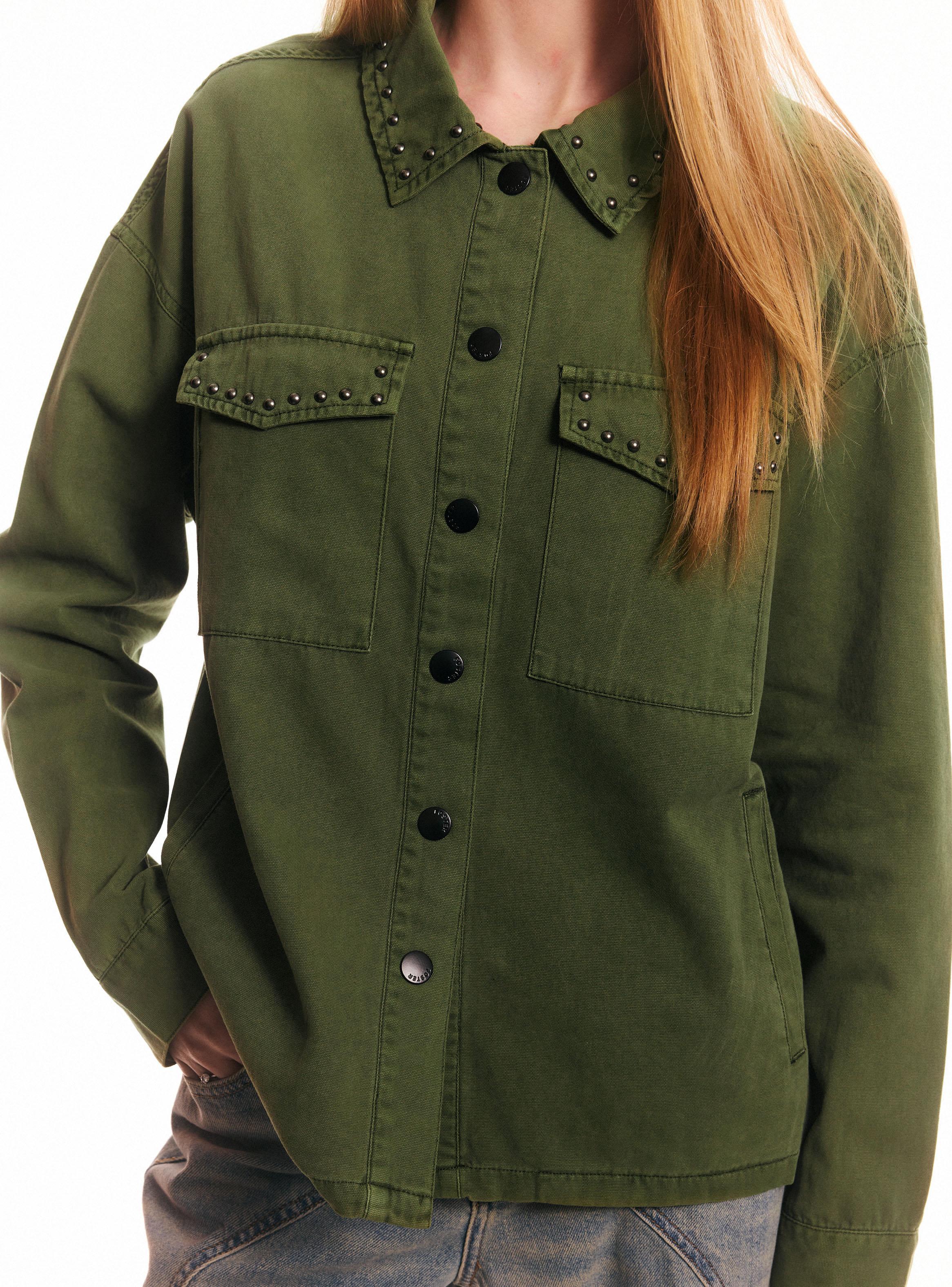 Chaqueta Militar Tachas-3