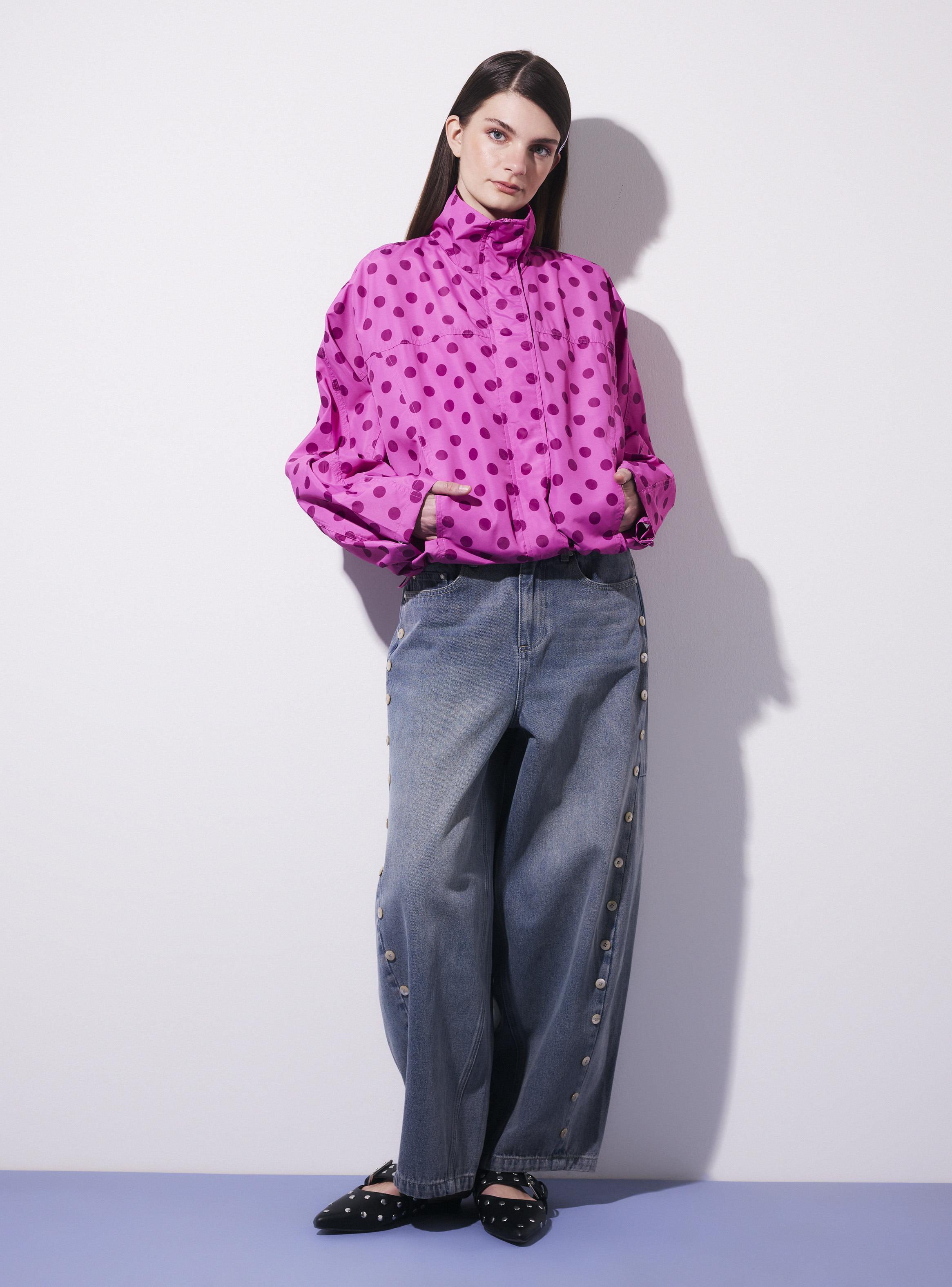 Chaqueta Estampado de Lunares-4