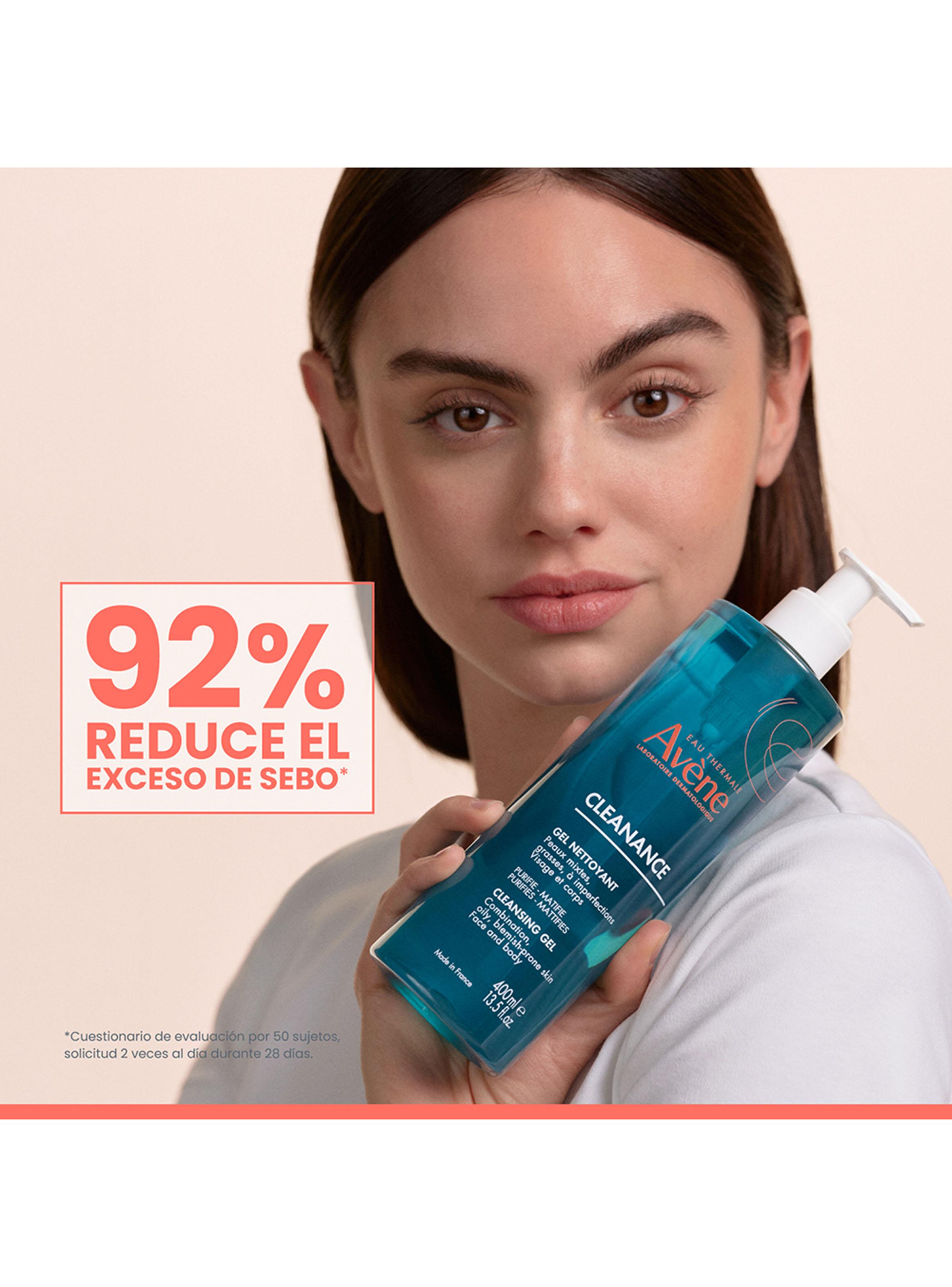 Gel Limpiador Matificante Cleanance 400 ml-3