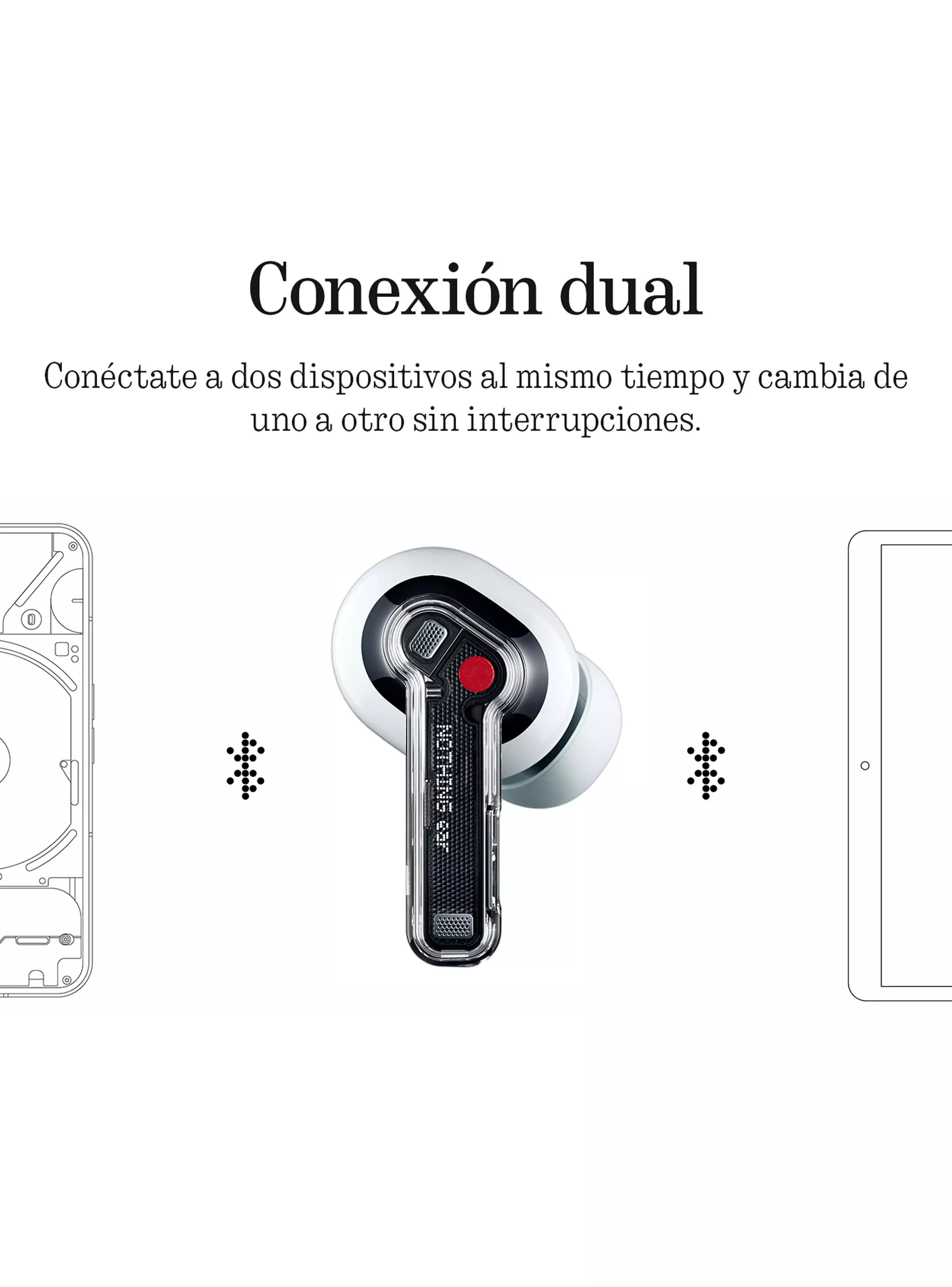 Audífonos Bluetooth Nothing Ear White-3