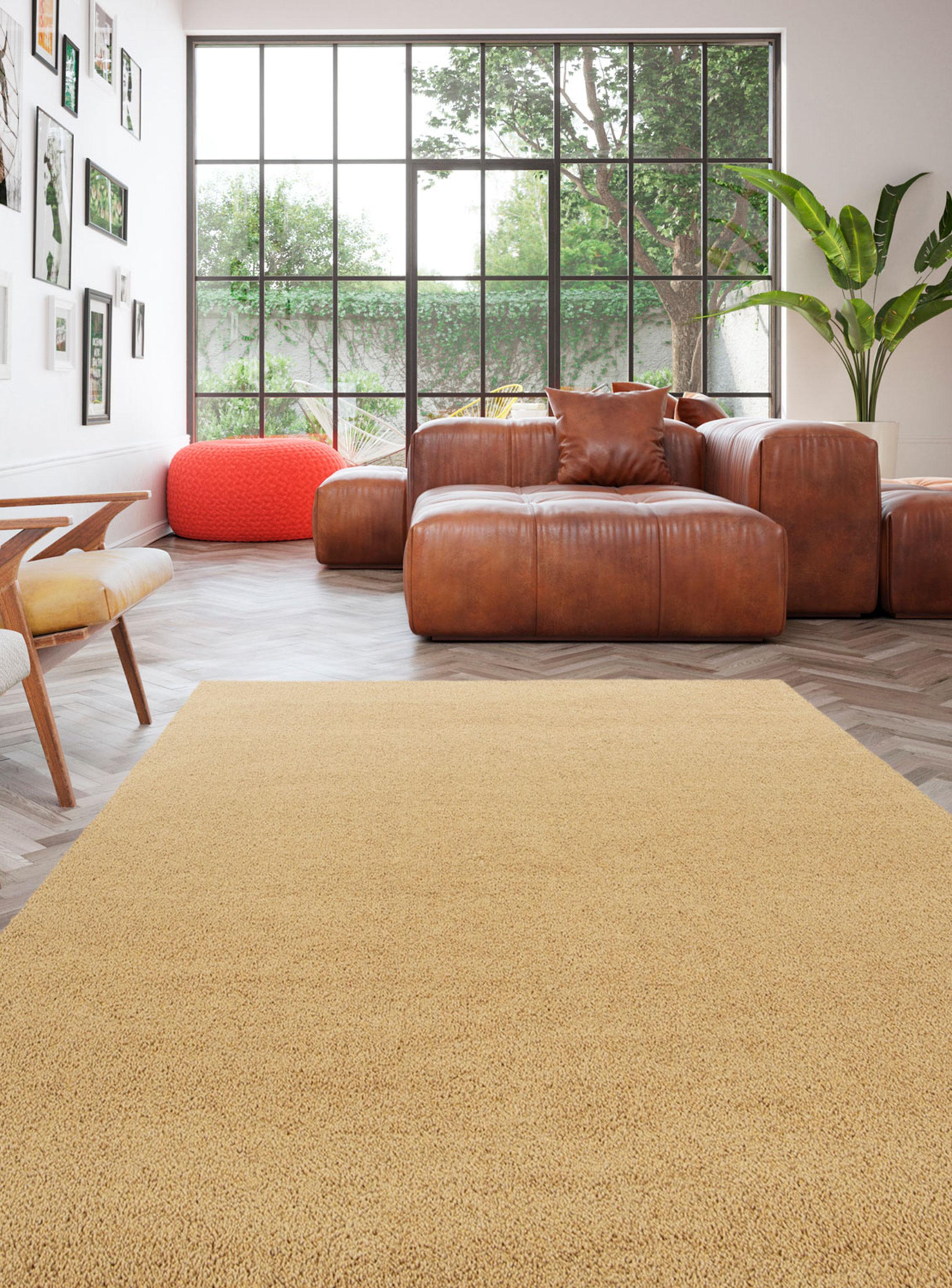 Alfombra Kiss 240x340 cm Mostaza-2