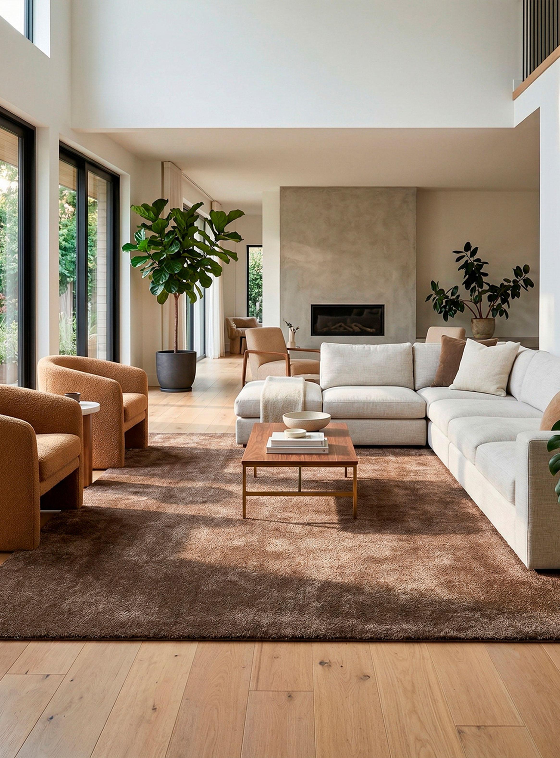 Alfombra Touch 200x290 cm Café-2