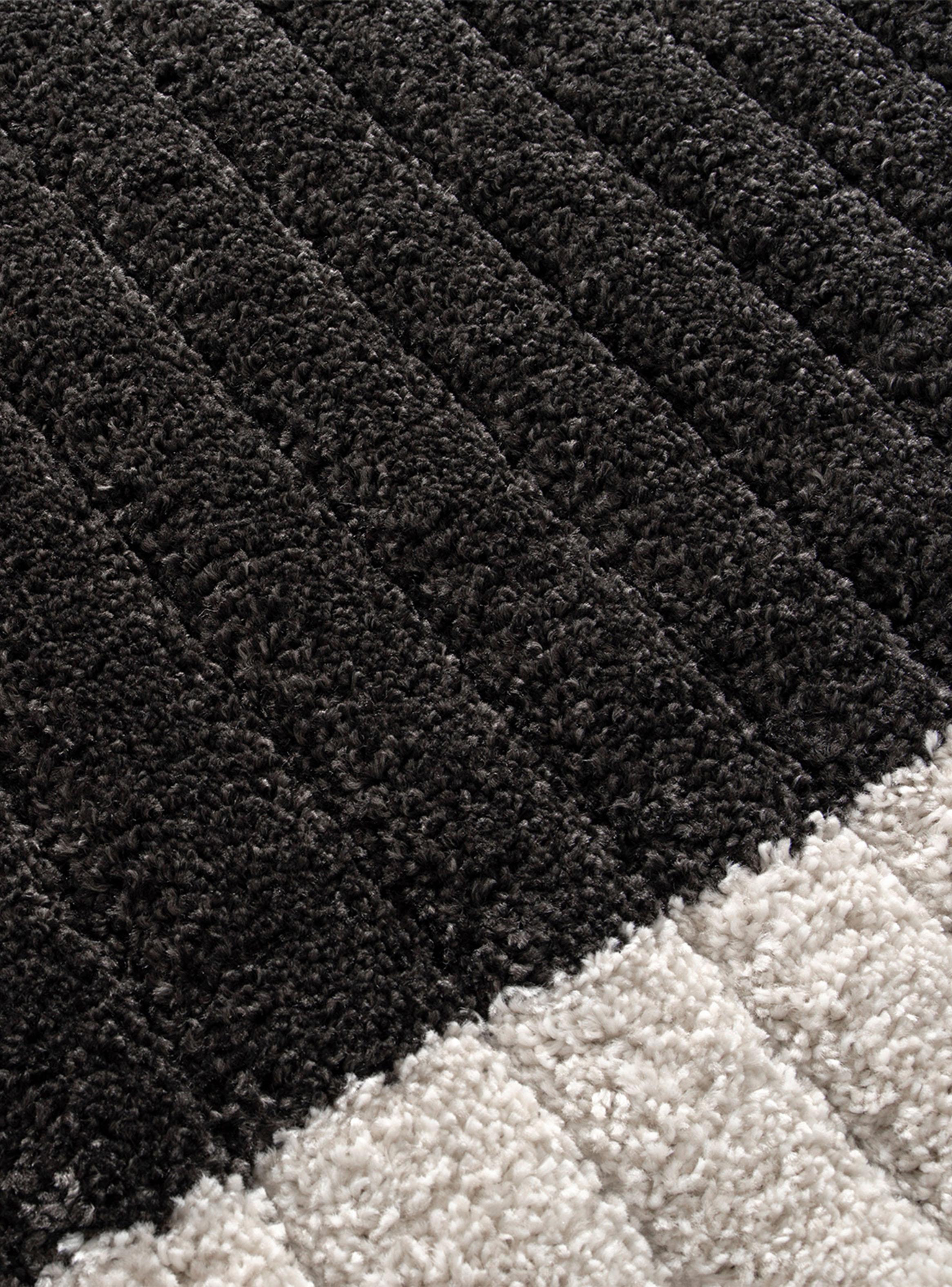 Alfombra Fara 140x200 cm Negro-1