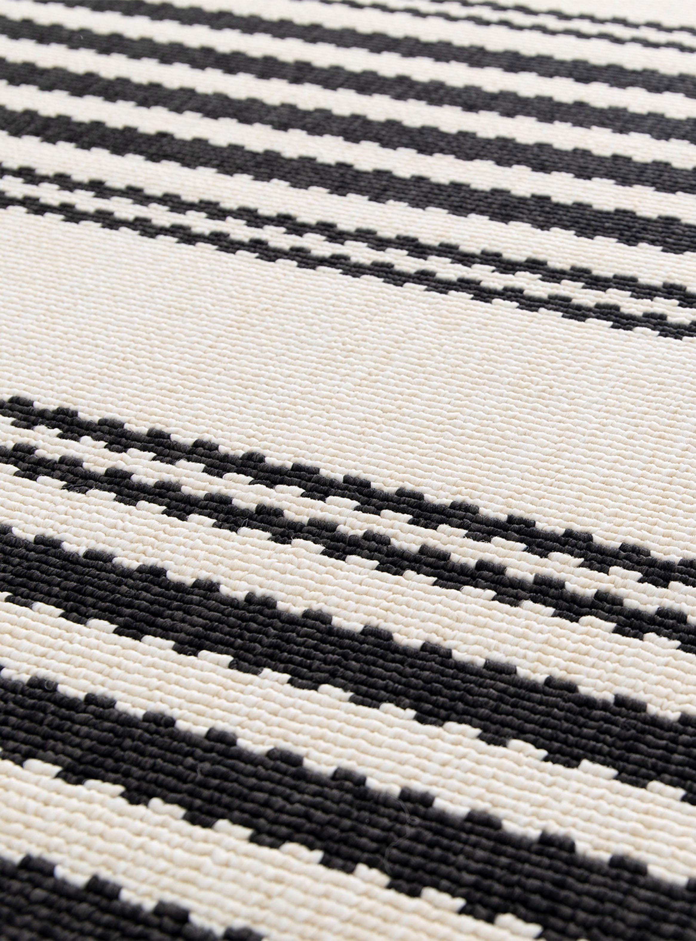 Alfombra Fenix 140x200 cm Blanco y negro-1