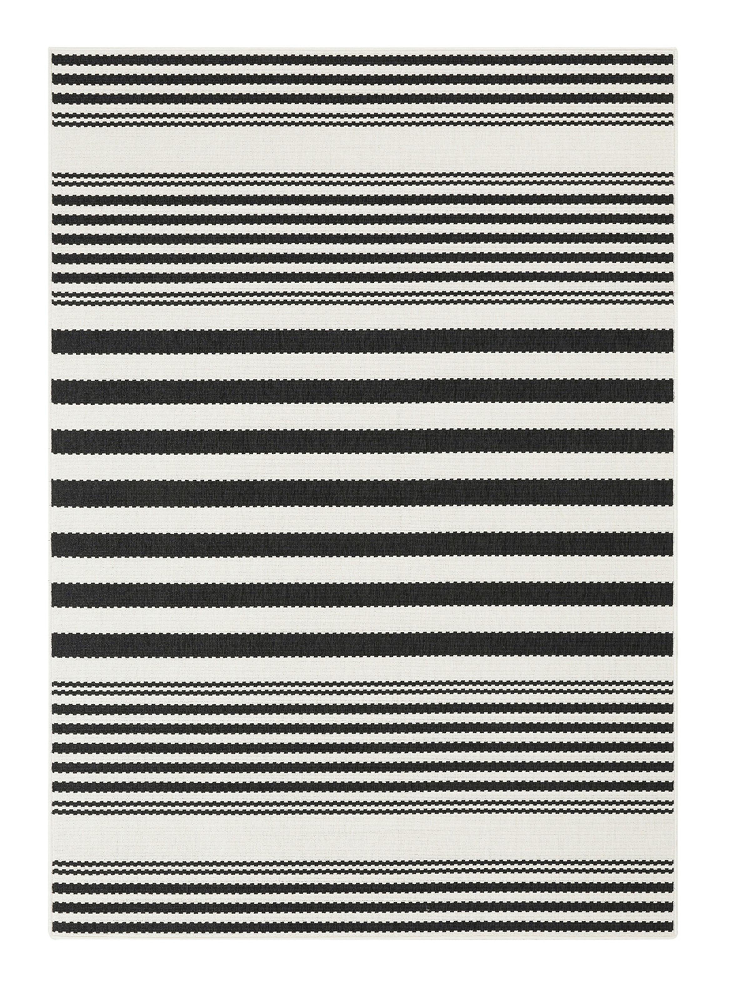 Alfombra Fenix 140x200 cm Blanco y negro-0