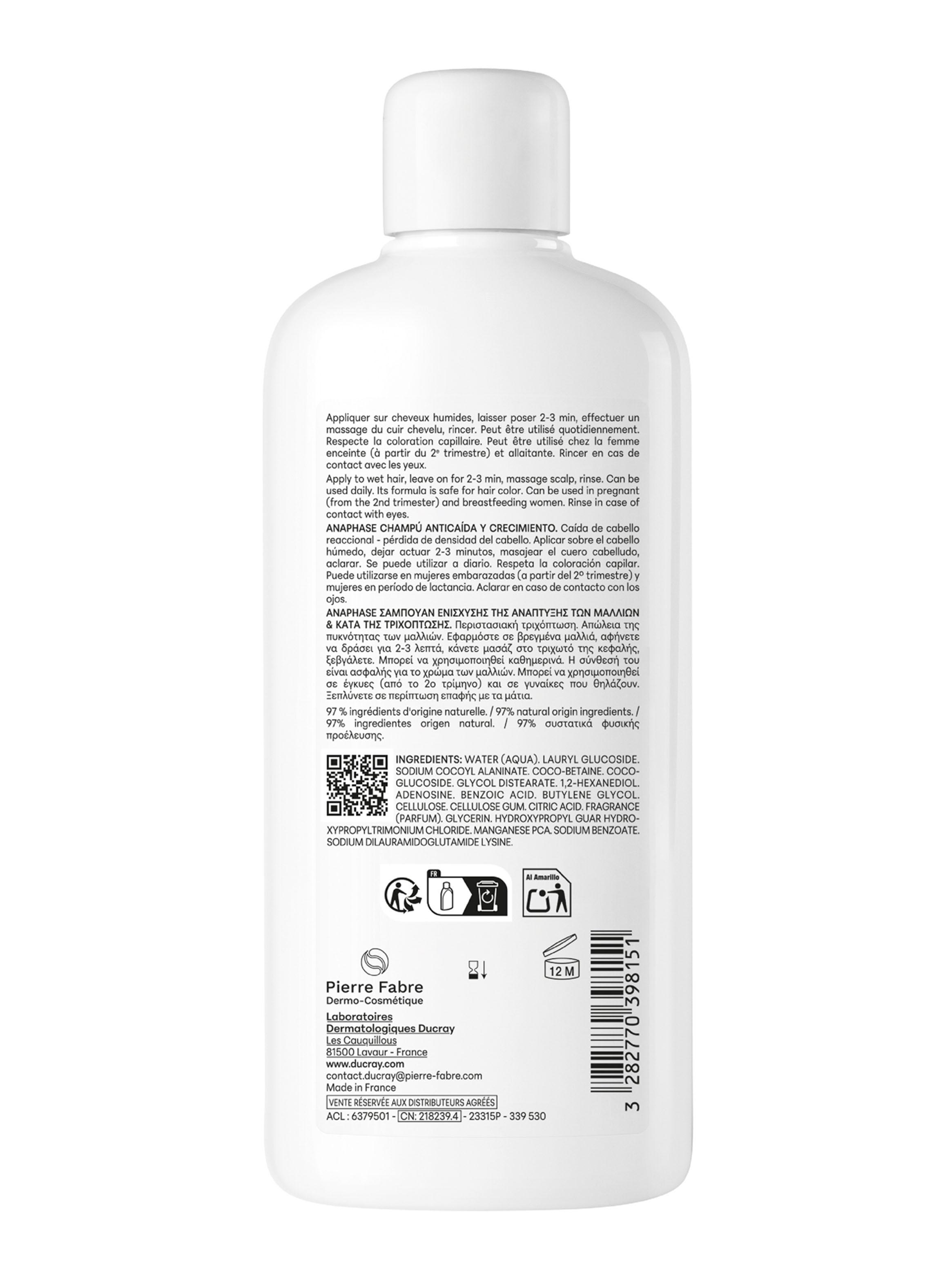 Shampoo Crema Estimulante Anti-Caída Anaphase+ 400 ml-2