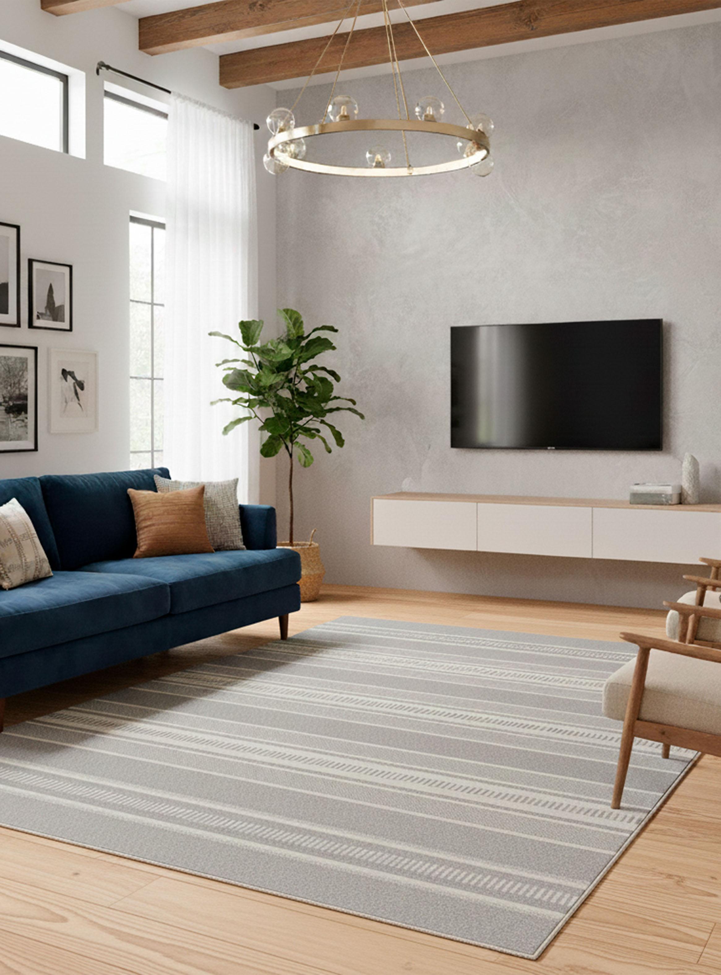 Alfombra Fenix 160x230 cm Gris-2