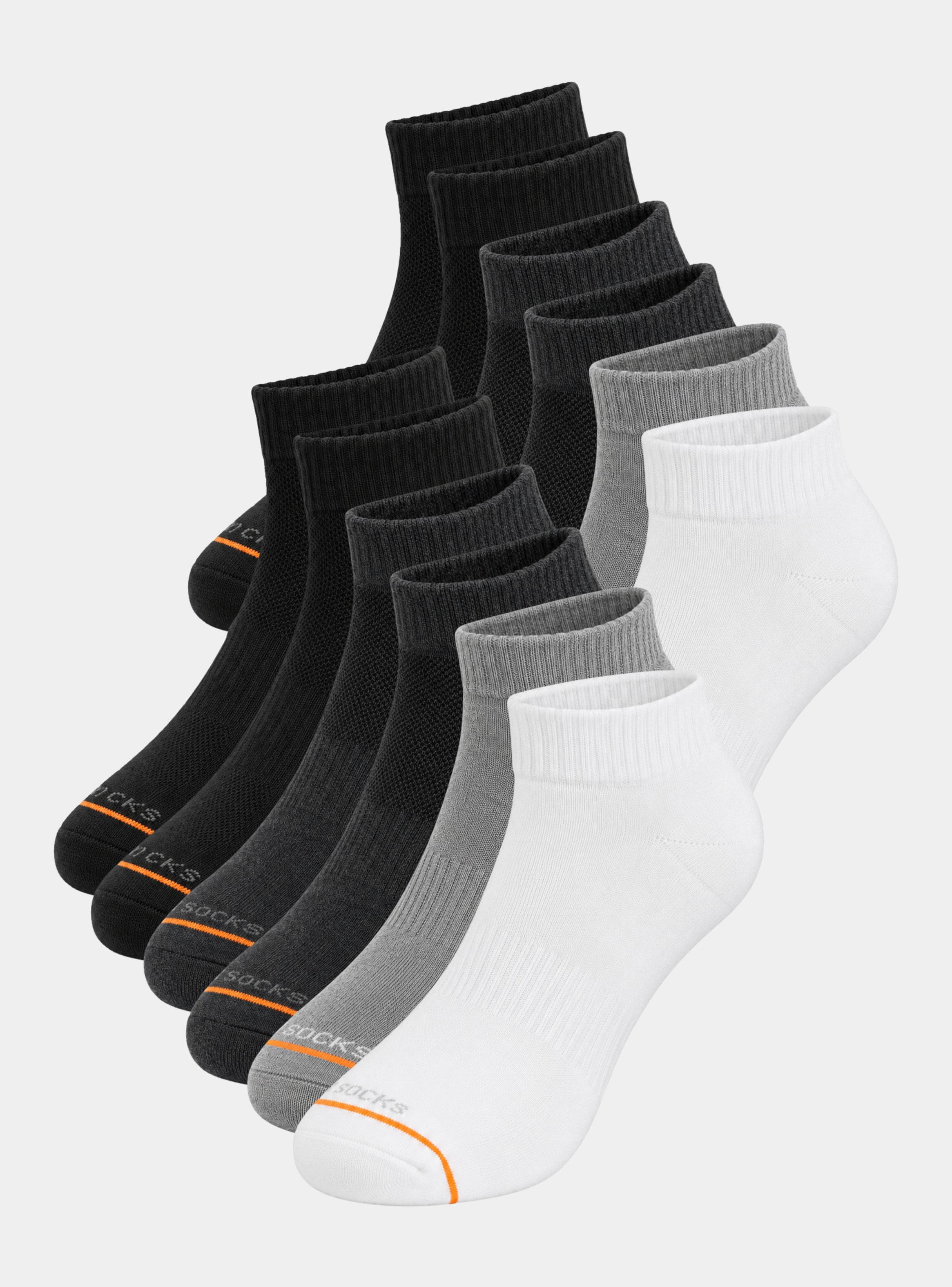 Pack 12 Calcetines Medio Ventilación Air flow Algodón-0