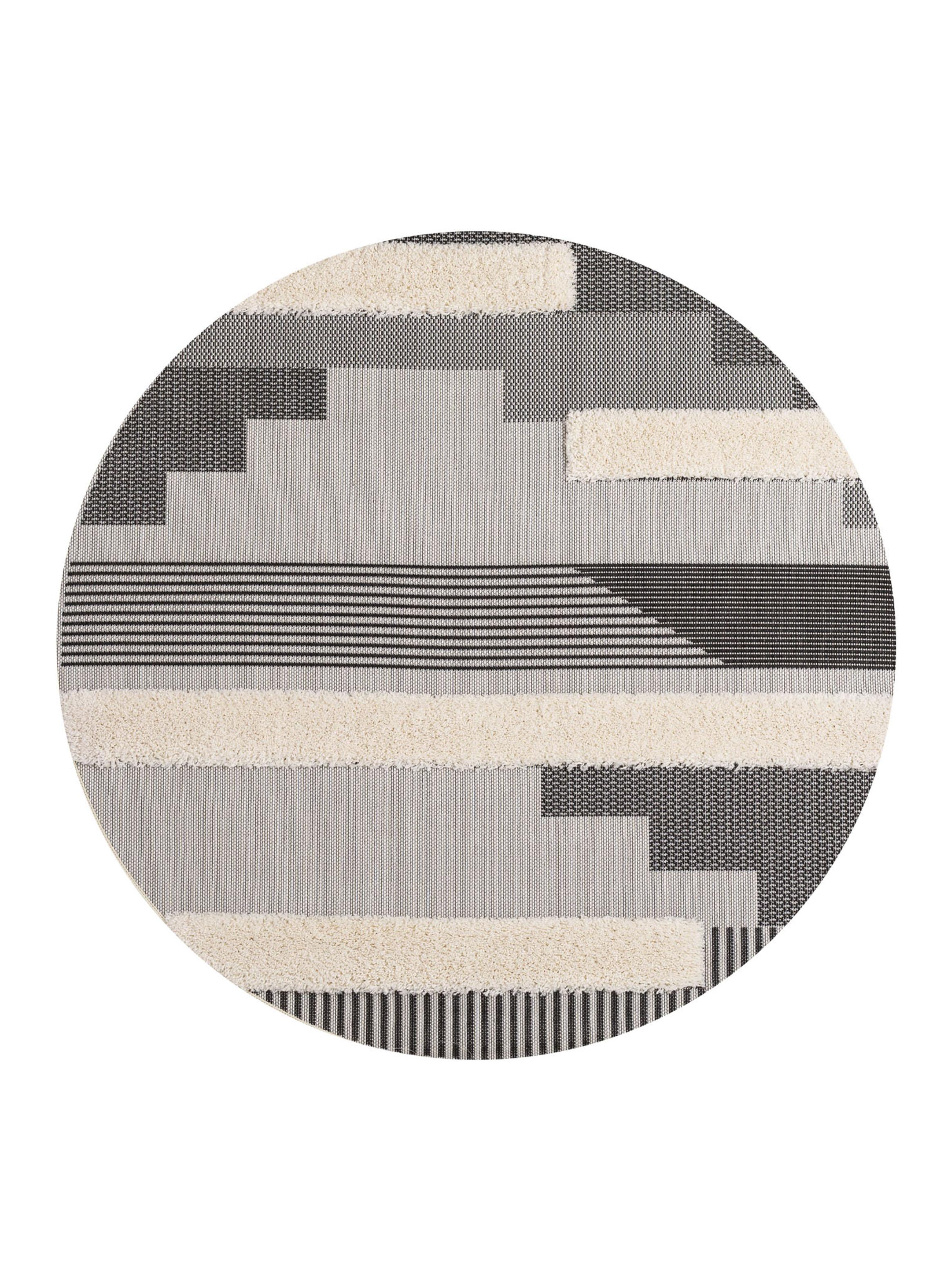 Alfombra Ritual 160x160 cm Gris-0