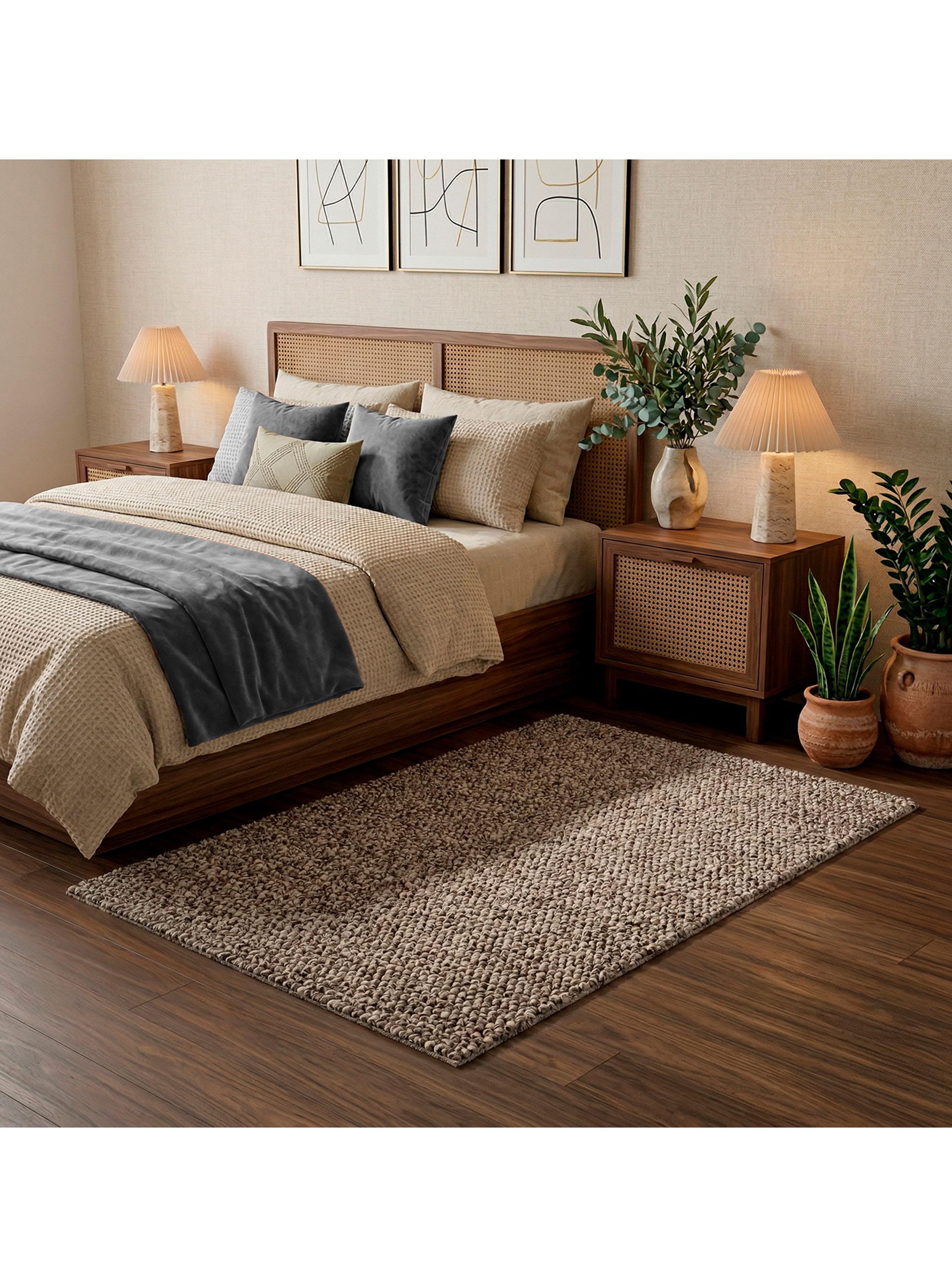 Bajada de Cama Adore 80x150 cm Gris-2