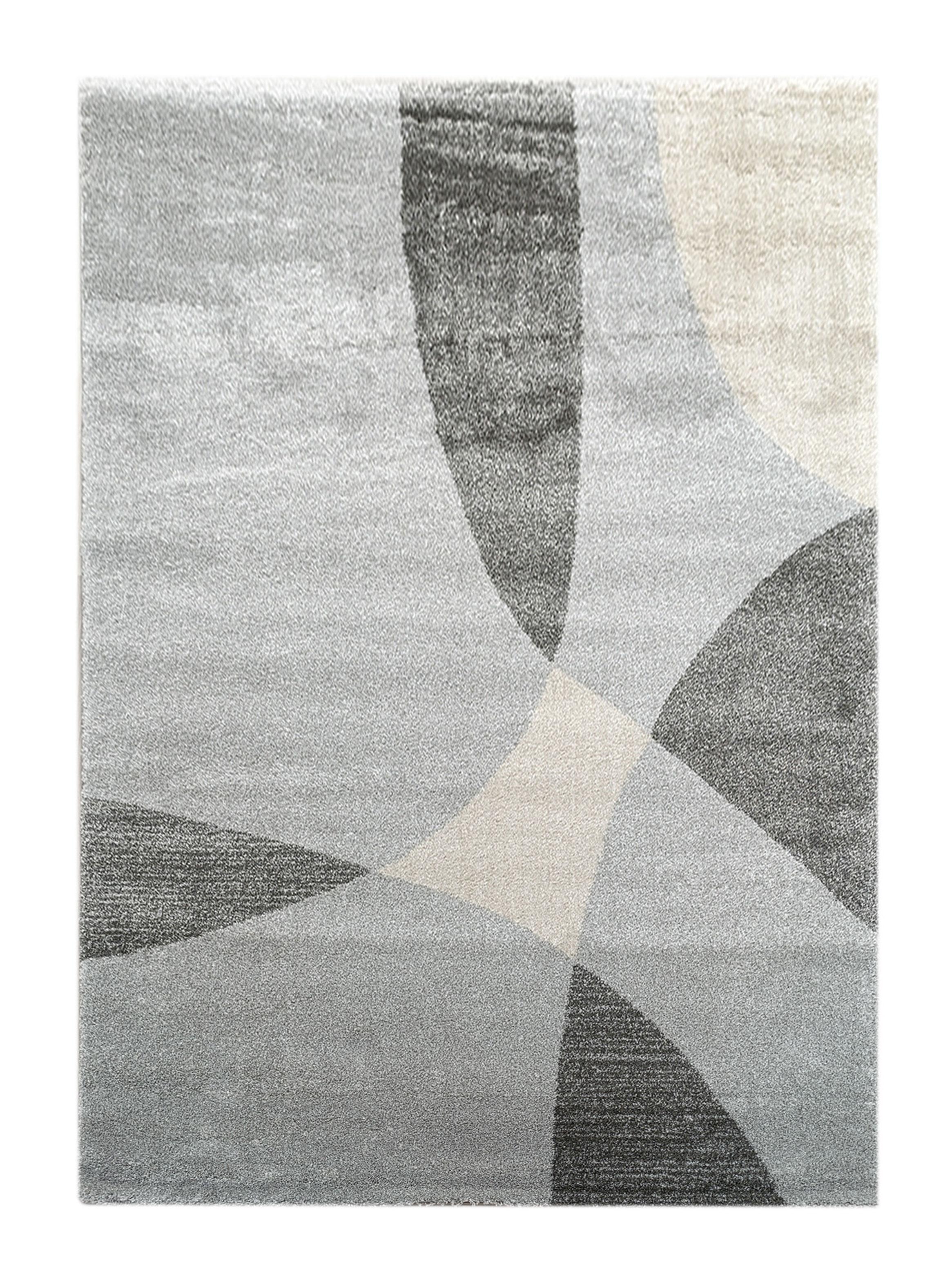 Alfombra Access 133x190 cm Gris Negro-0