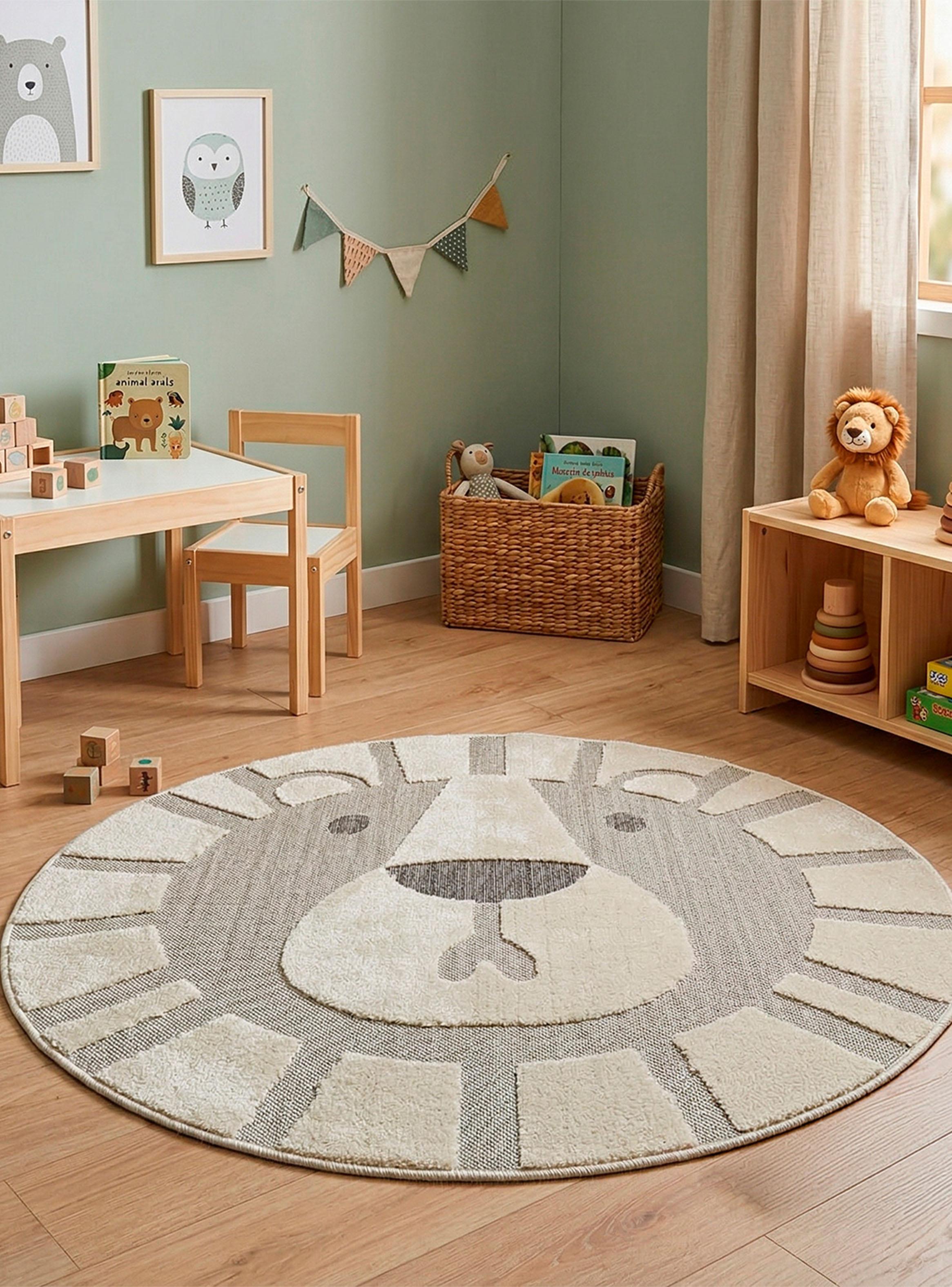 Alfombra Mango Kids 120x120 cm León-2